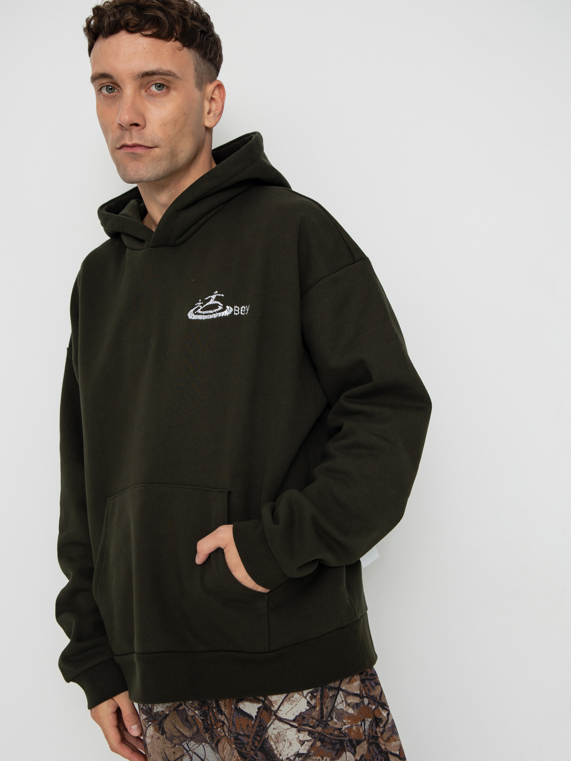 Худі OBEY Corp Extra Heavy HD (rosin)