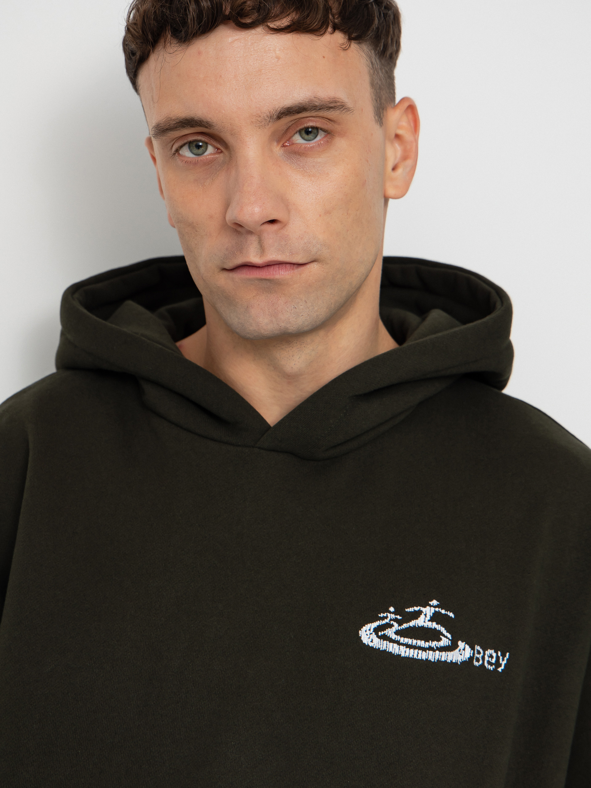 Худі OBEY Corp Extra Heavy HD (rosin)