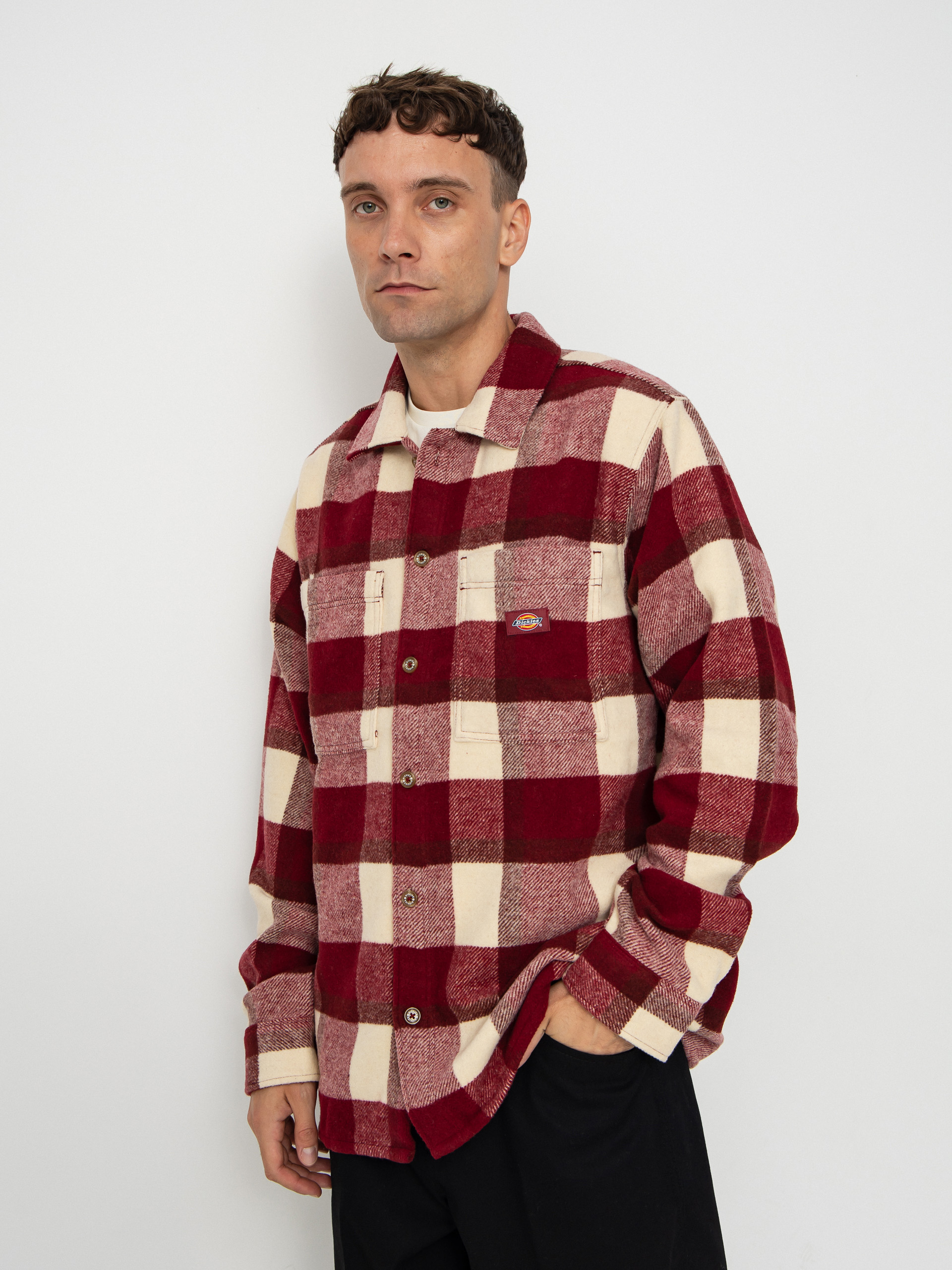 u0421u043eu0440u043eu0447u043au0430 Dickies Plaid Coaling (tibetan red)