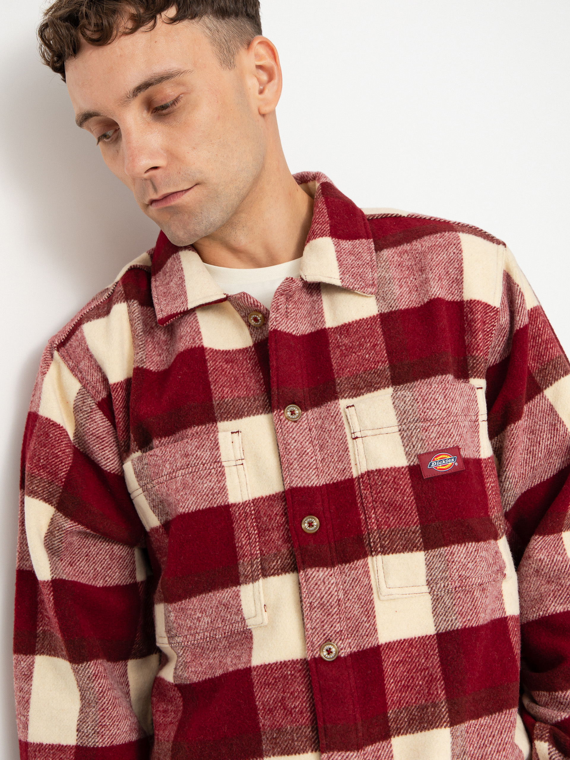 Сорочка Dickies Plaid Coaling (tibetan red)