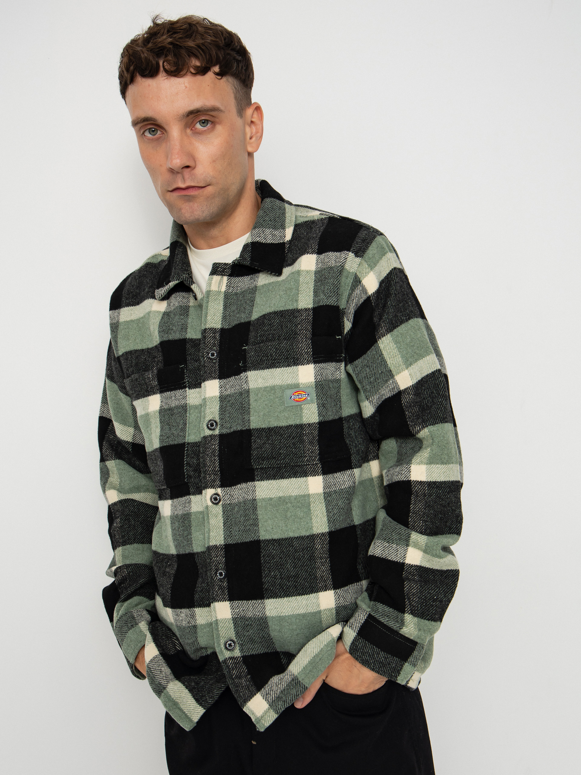 Сорочка Dickies Plaid Coaling (sea spray)