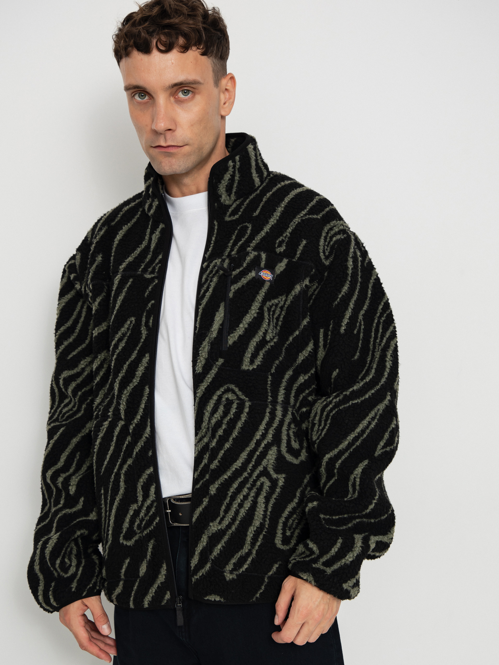 Флісовий светр Dickies Mount Hope Printed (black)
