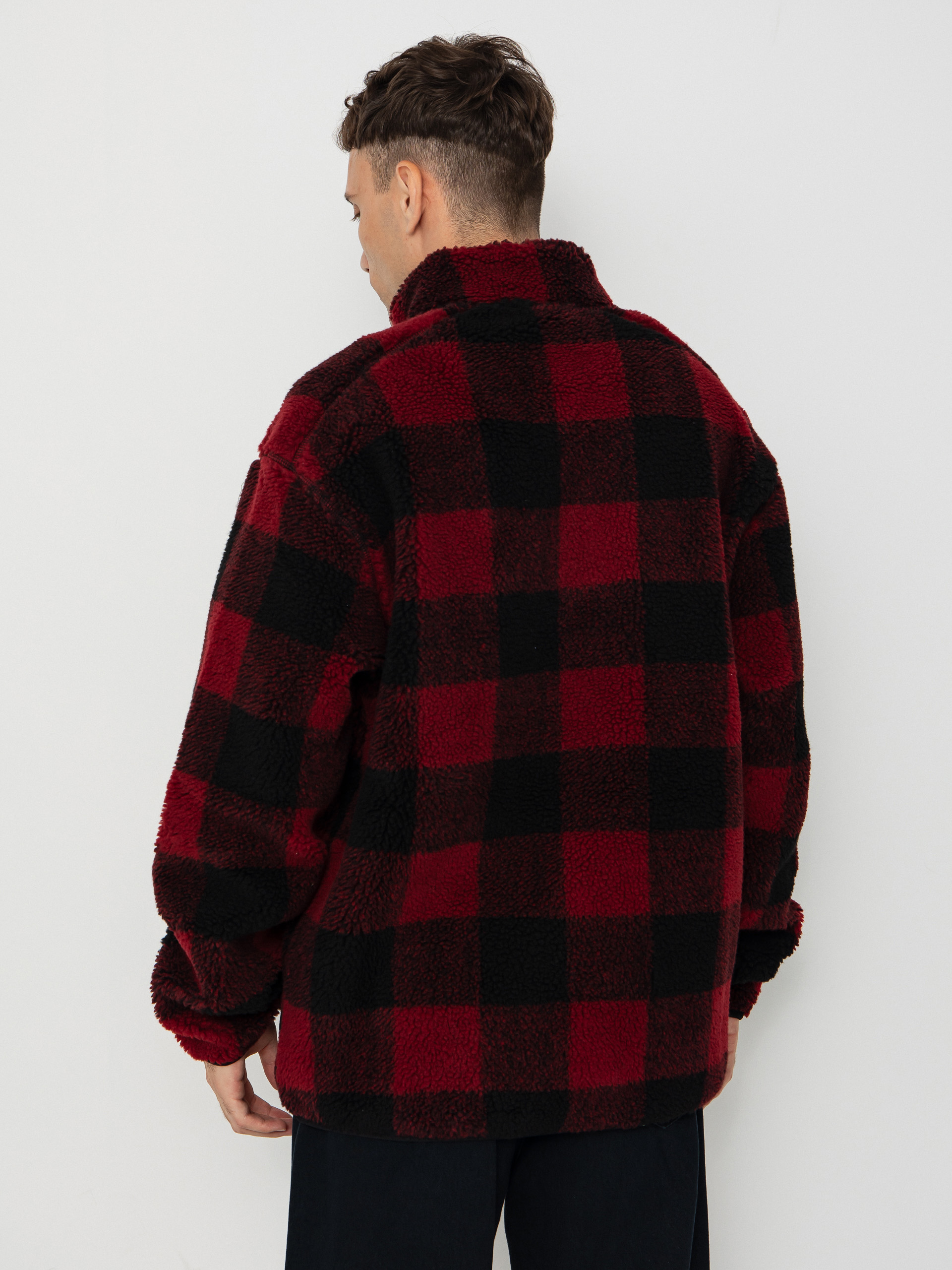 Чоловічий Флісовий светр Quiksilver Mercury Woodlands Sherpa (woodlands biking red)