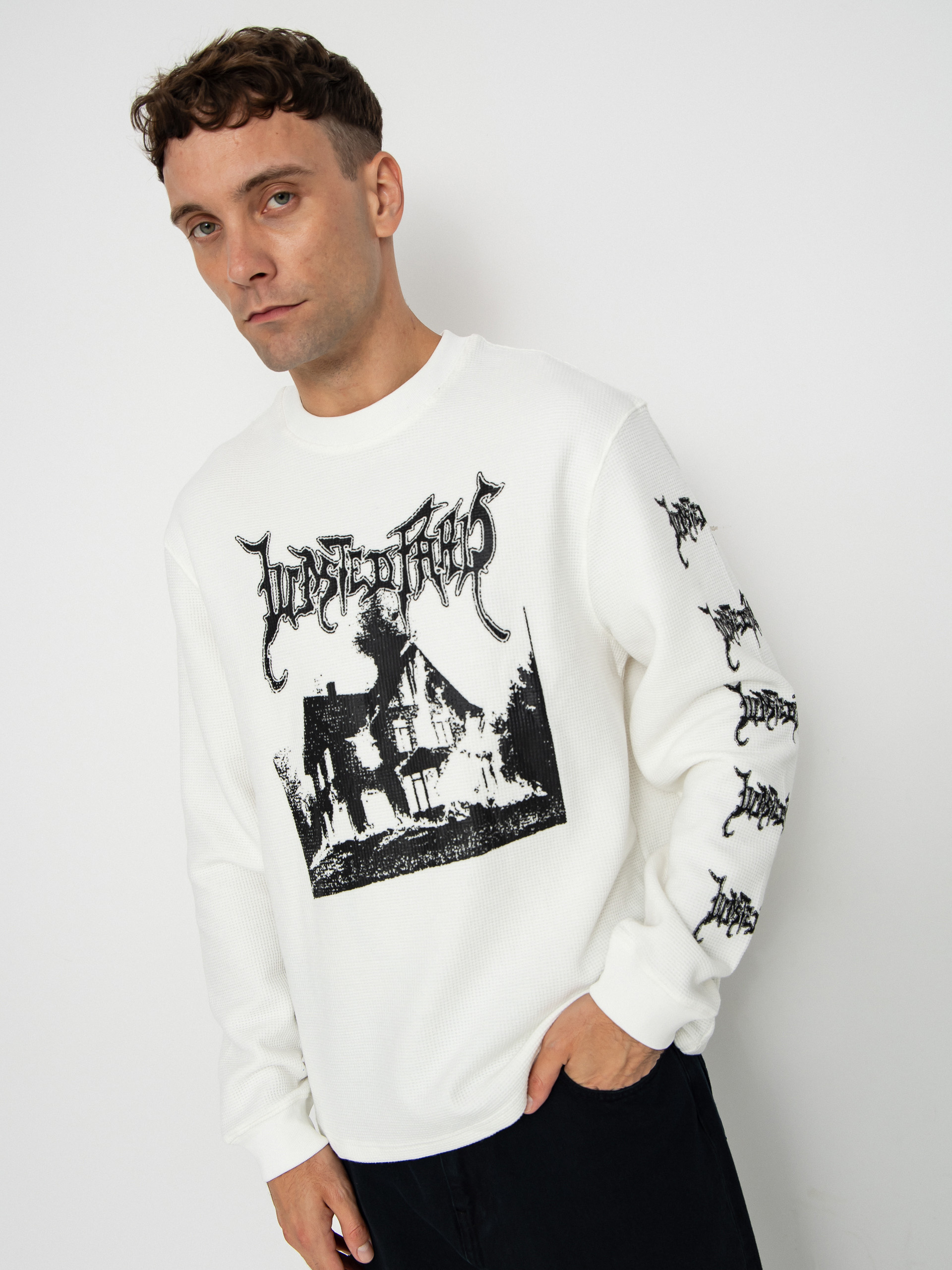 Лонгслів Wasted Paris Ignited Thermal (white)