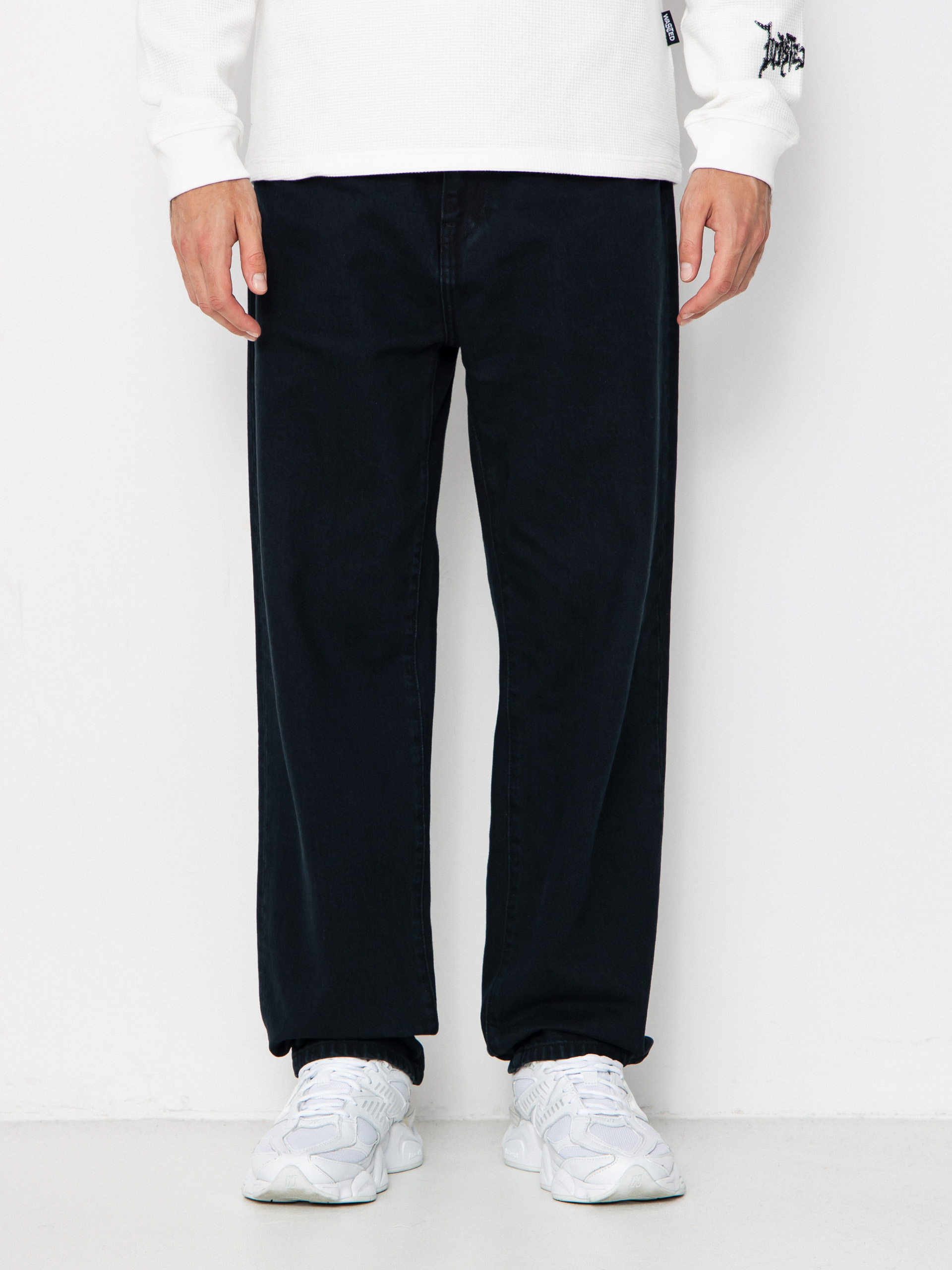 Штани Carhartt WIP Aaron (blue/midnight wash)