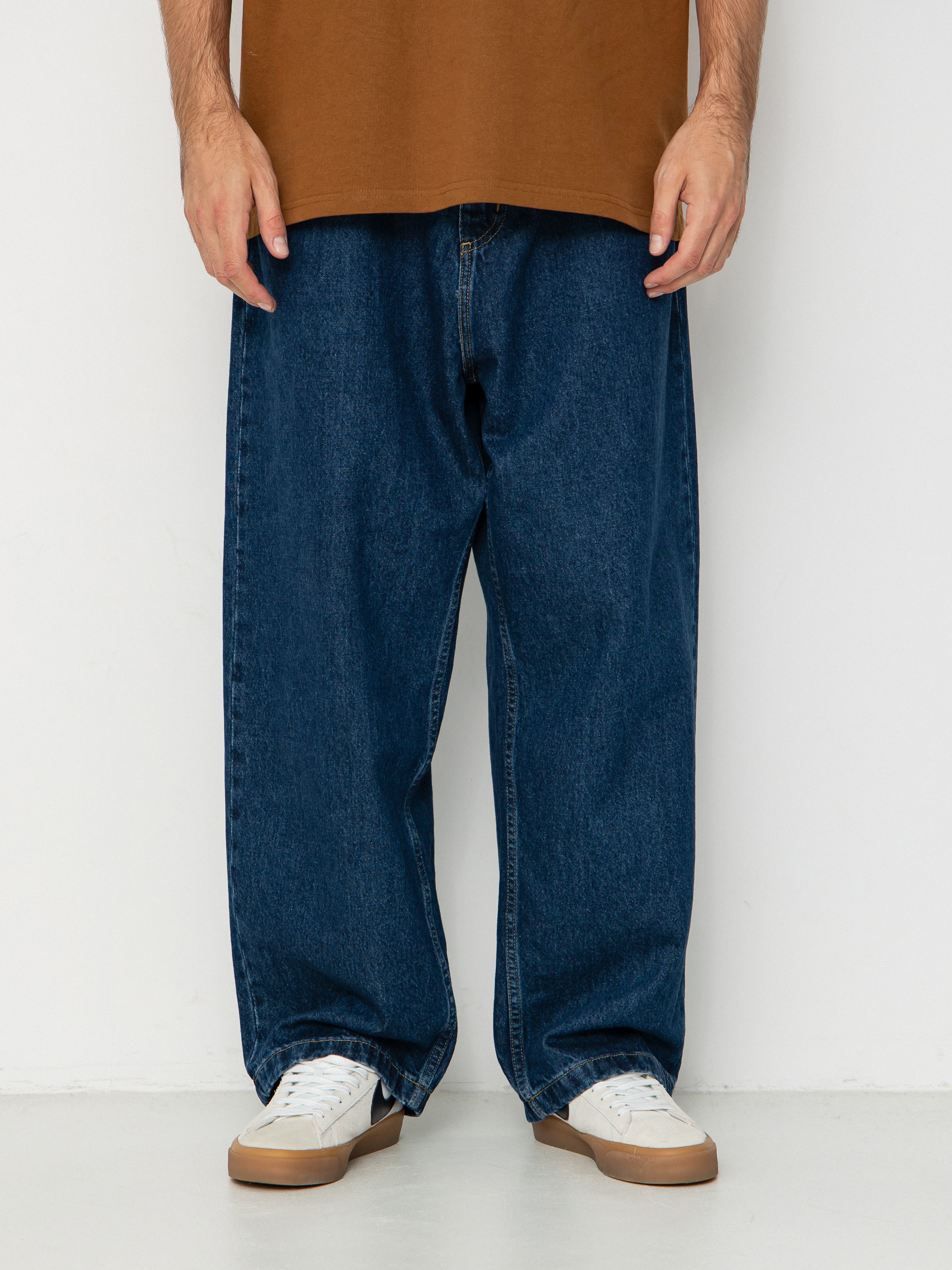 Штани Carhartt WIP Brandon (blue/stone washed)