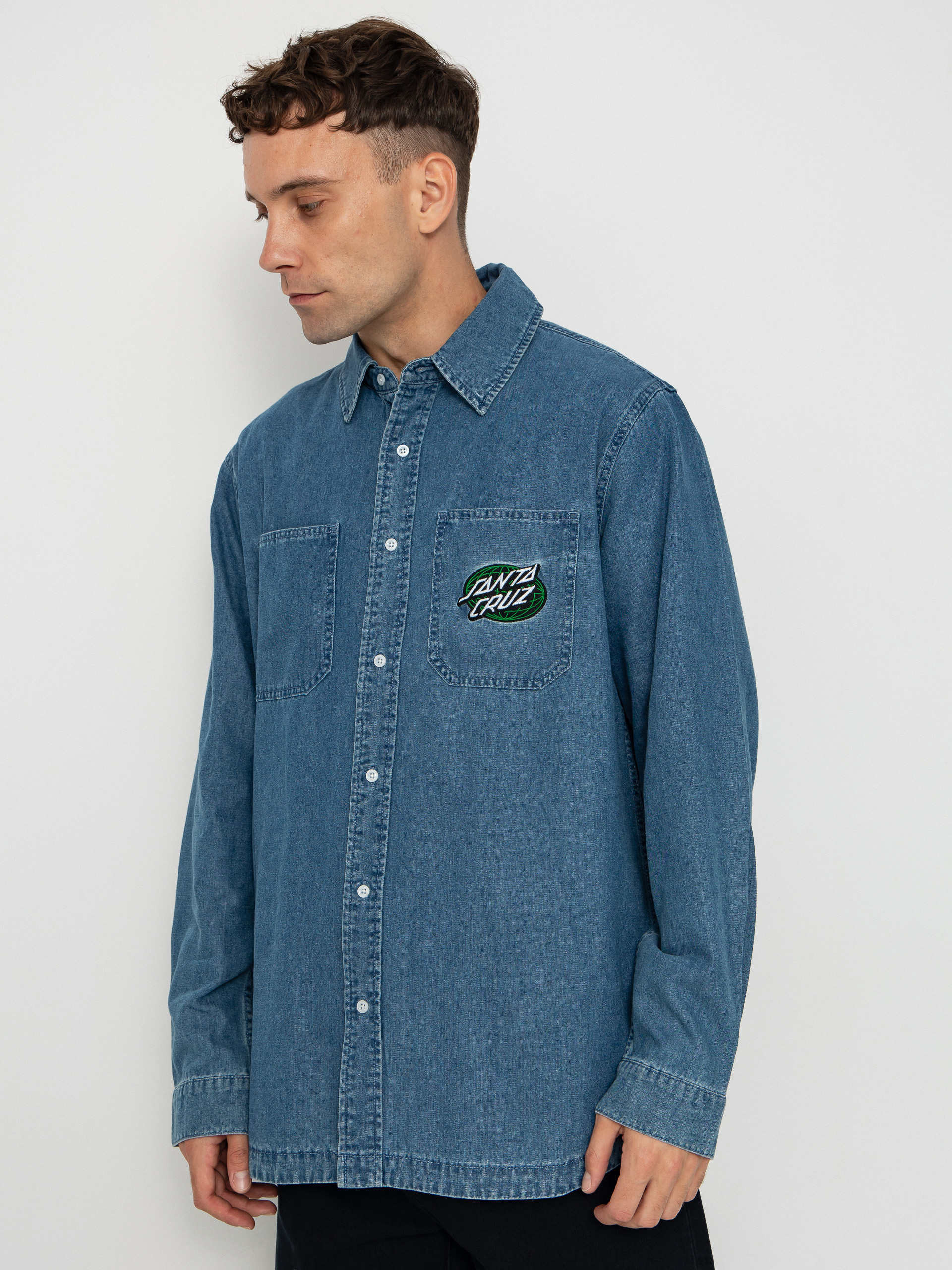 Сорочка Santa Cruz Global Oval Dot (classic blue)