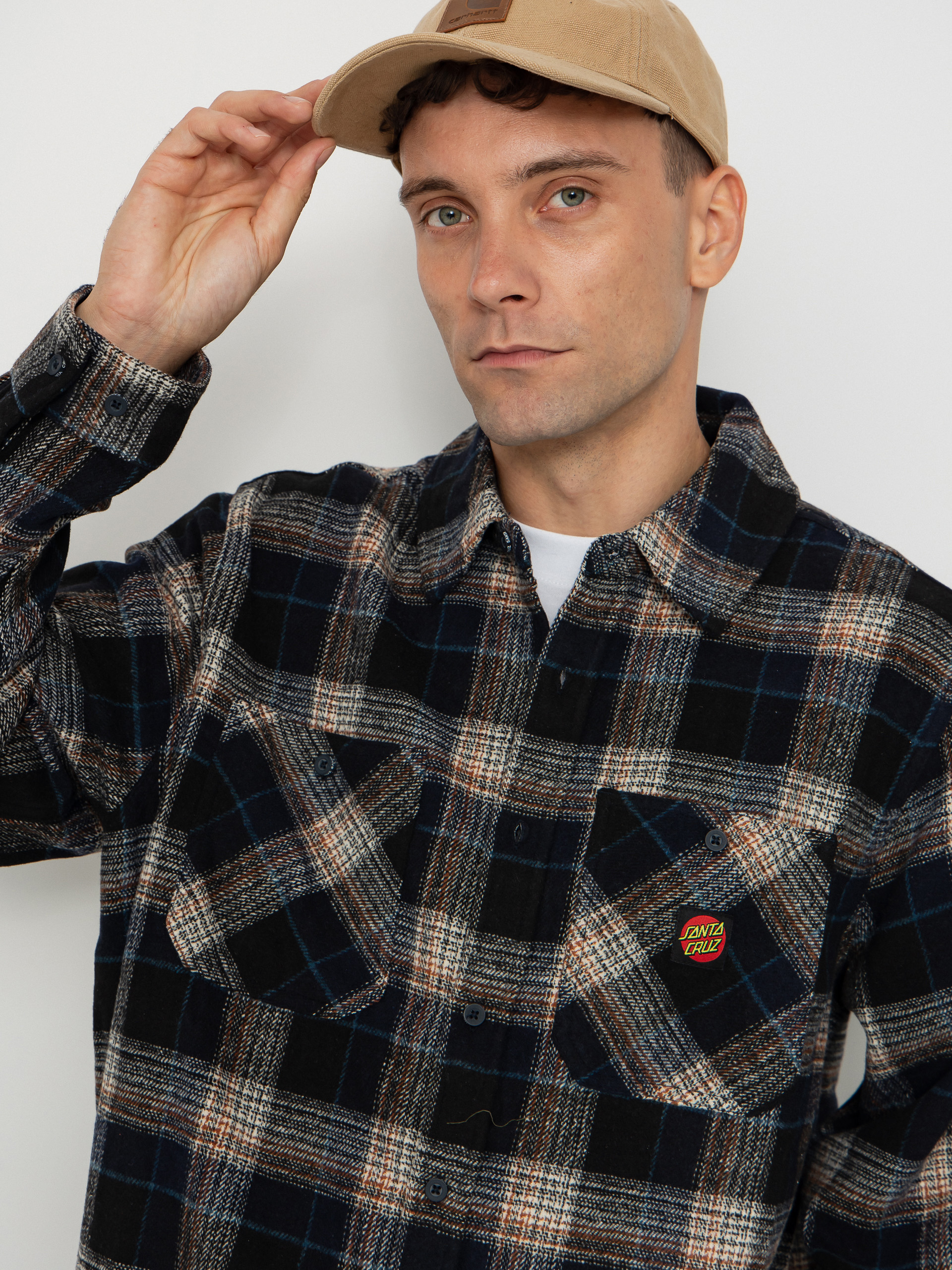 Сорочка Santa Cruz Apex (navy check)