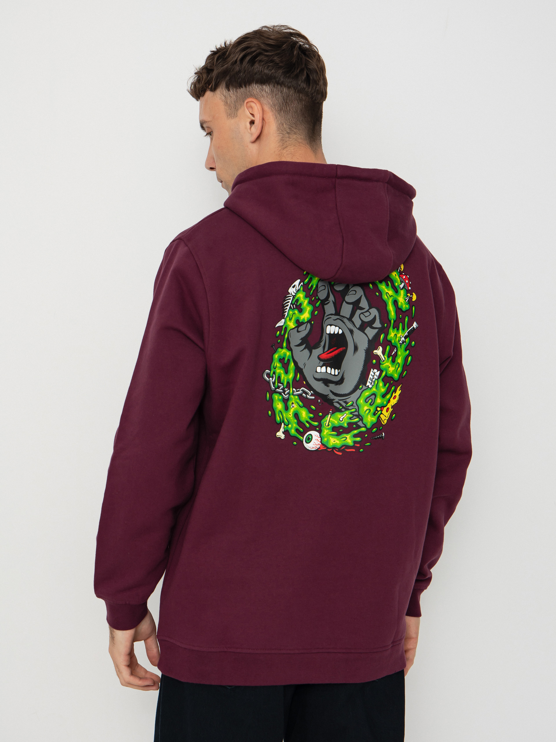 Світшот Santa Cruz Slime Scream (dark cherry)
