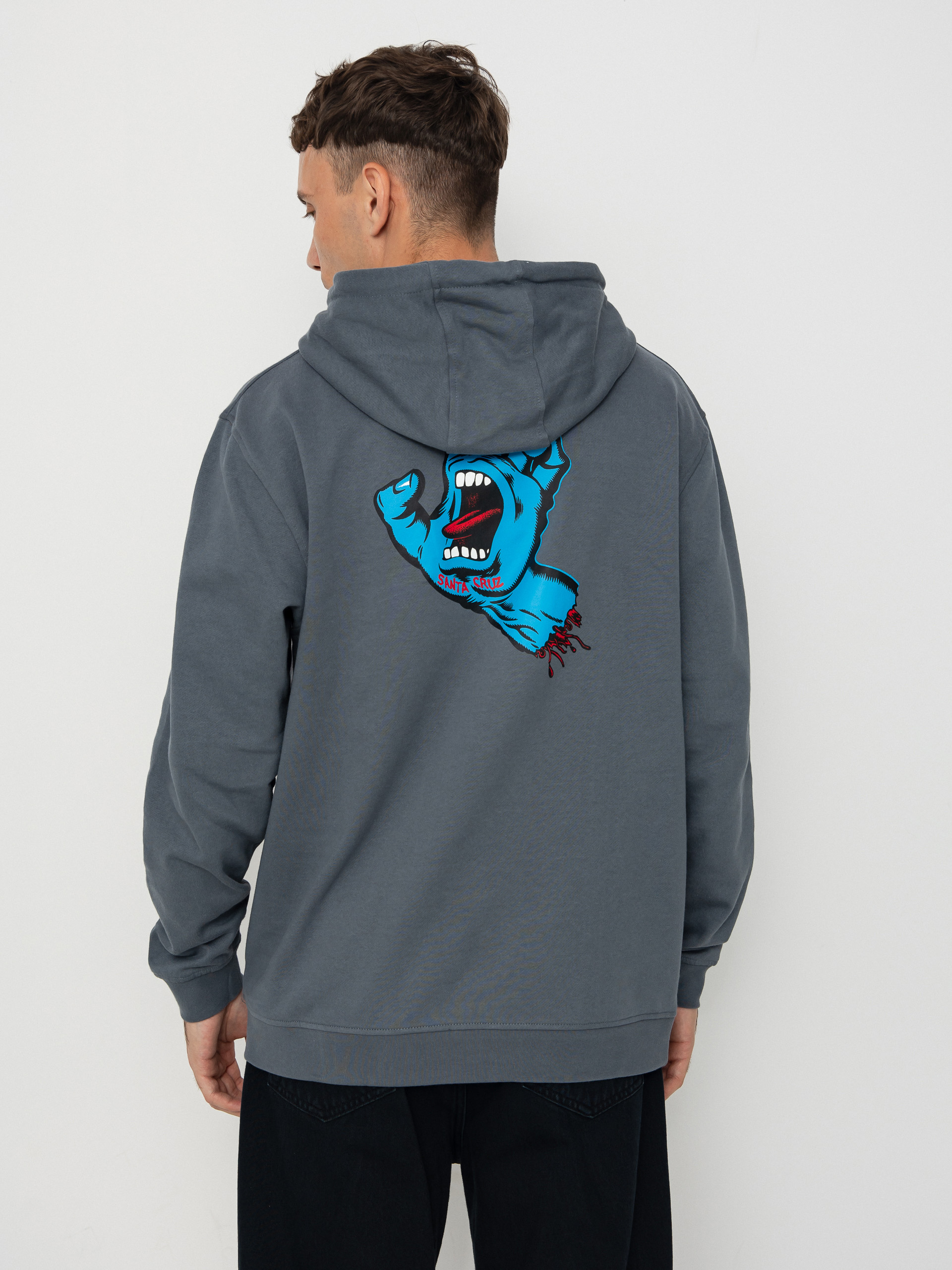 Світшот Santa Cruz Screaming Hand Chest (storm grey)