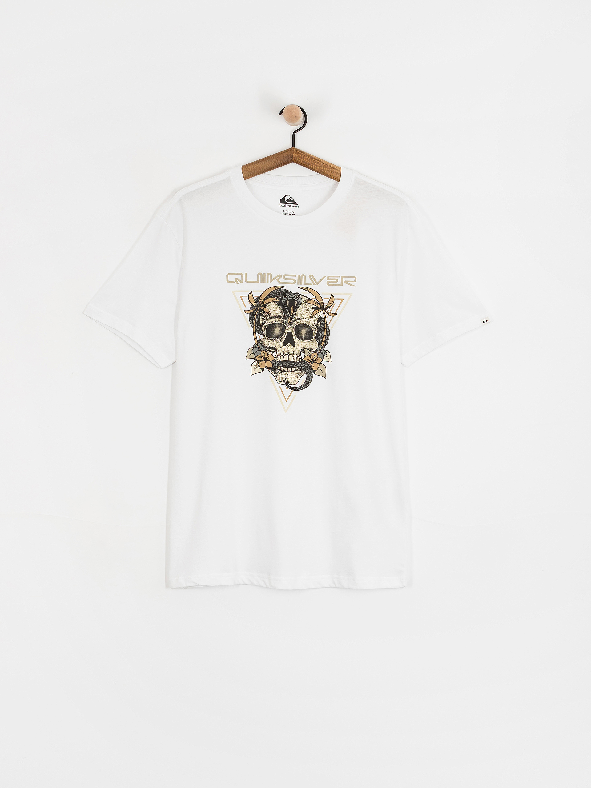 Футболка Quiksilver Core Skull (white)