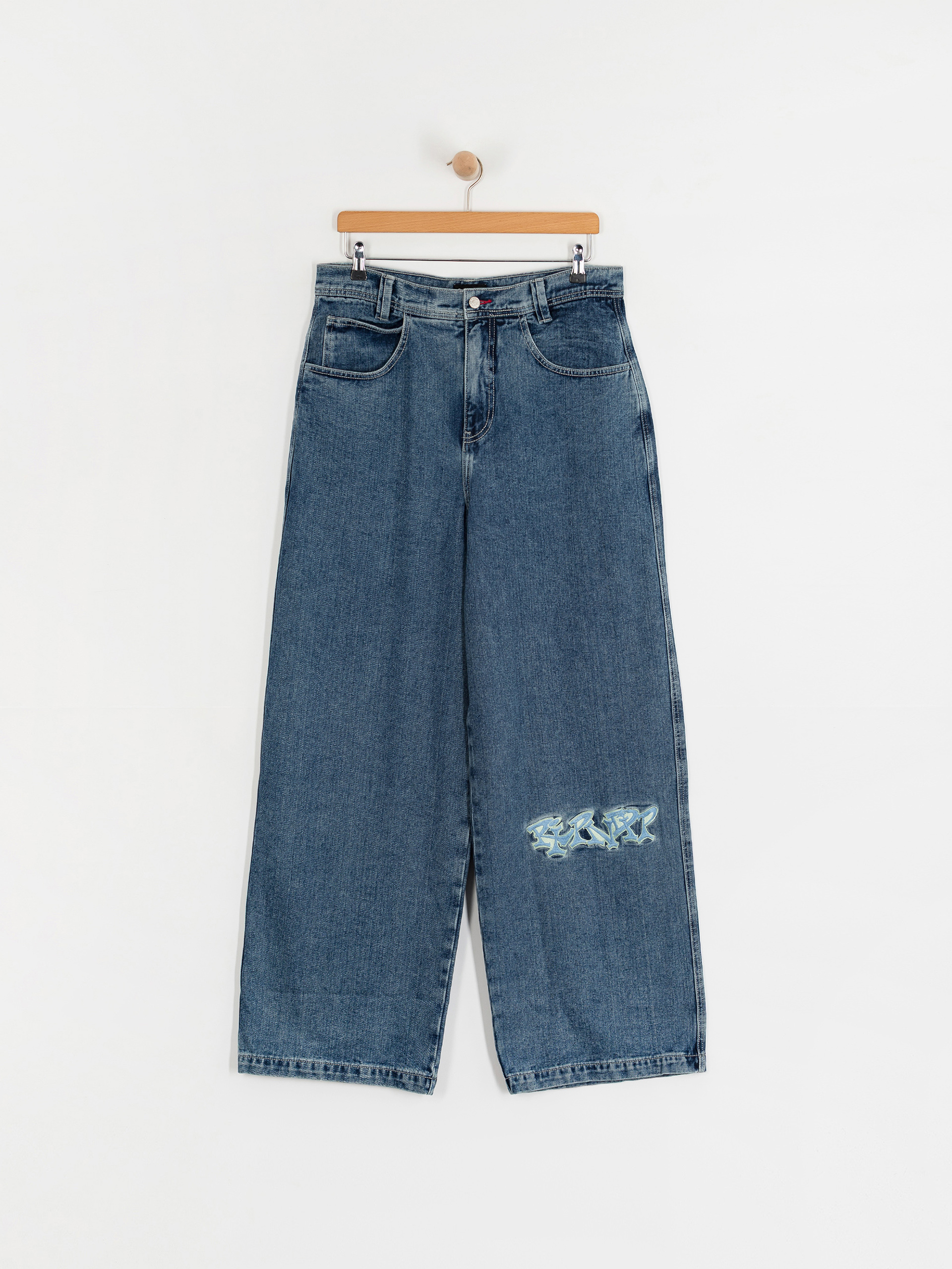 Штани RipNDip Ace Ultra Wide Leg (medium wash)