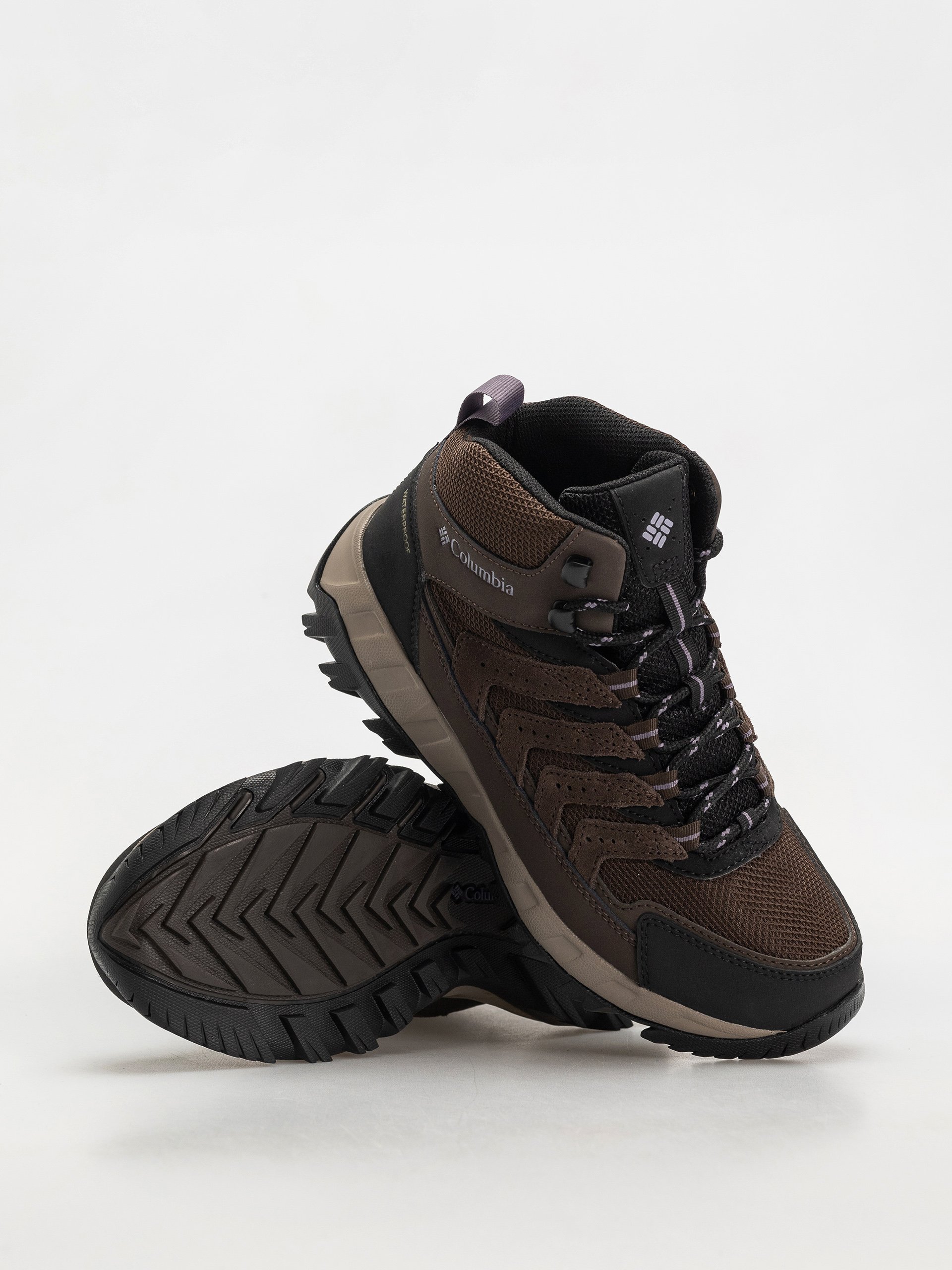 Взуття Columbia Strata Trail Mid WP Wmn (cordovan/granite purple)