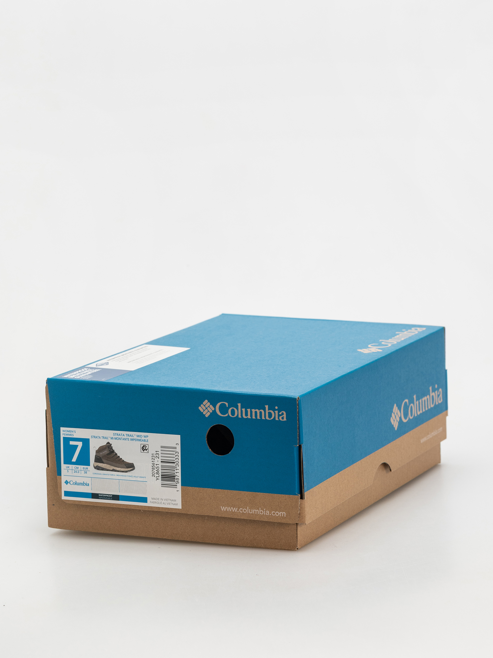 Взуття Columbia Strata Trail Mid WP Wmn (cordovan/granite purple)