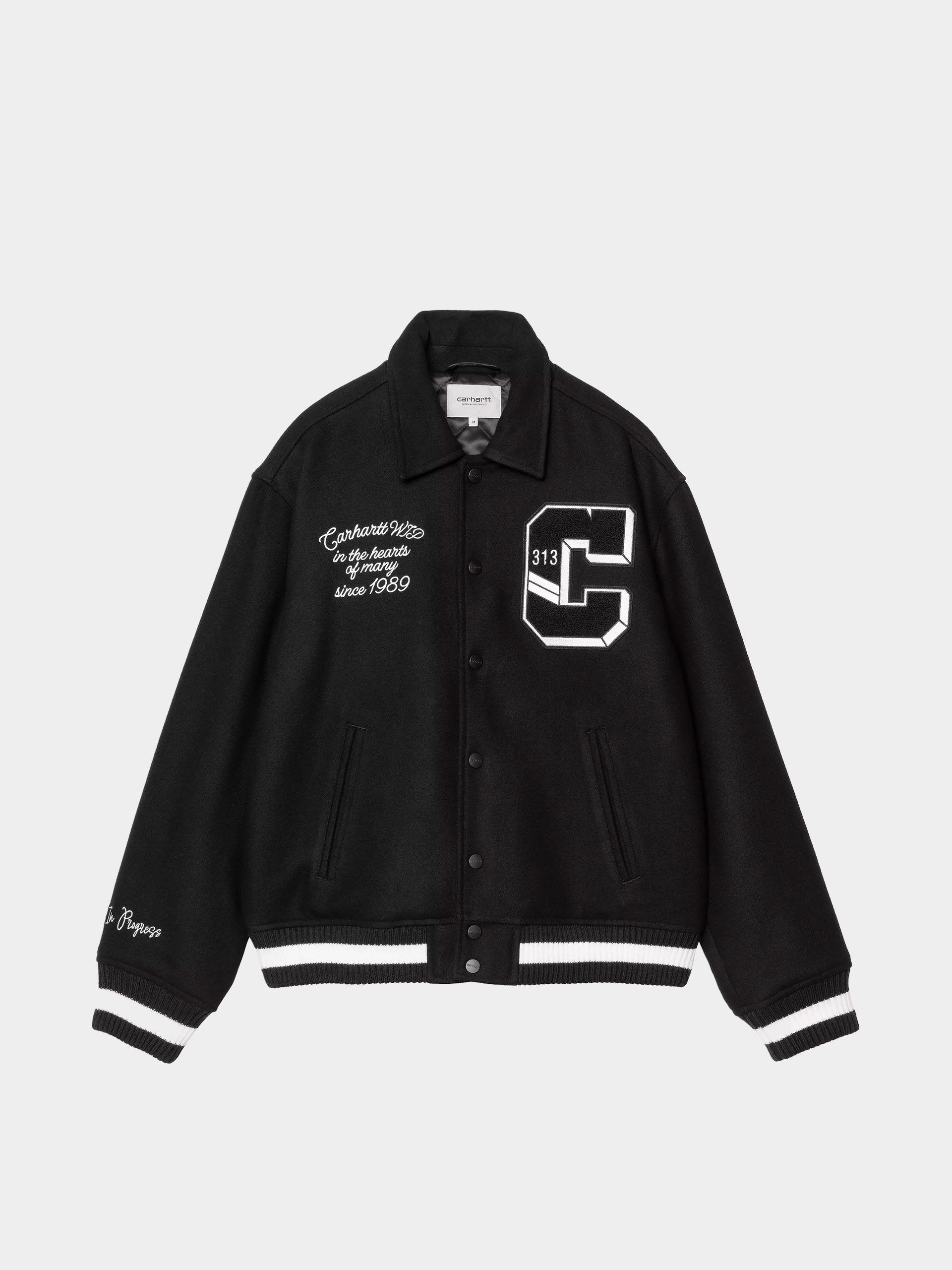 Куртка Carhartt WIP World Class Varsity (black)