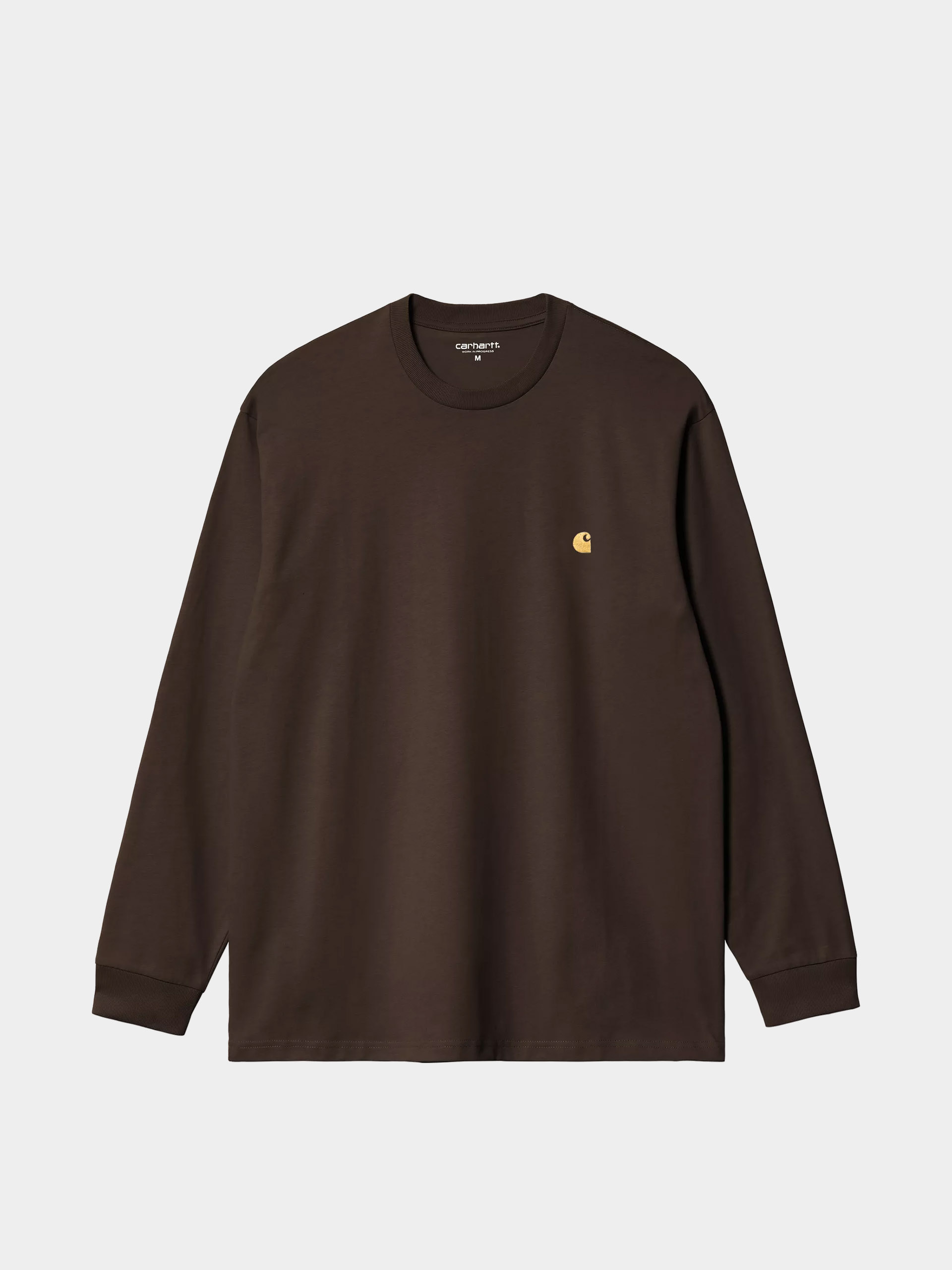 Лонгслів Carhartt WIP Chase (tobacco/gold)