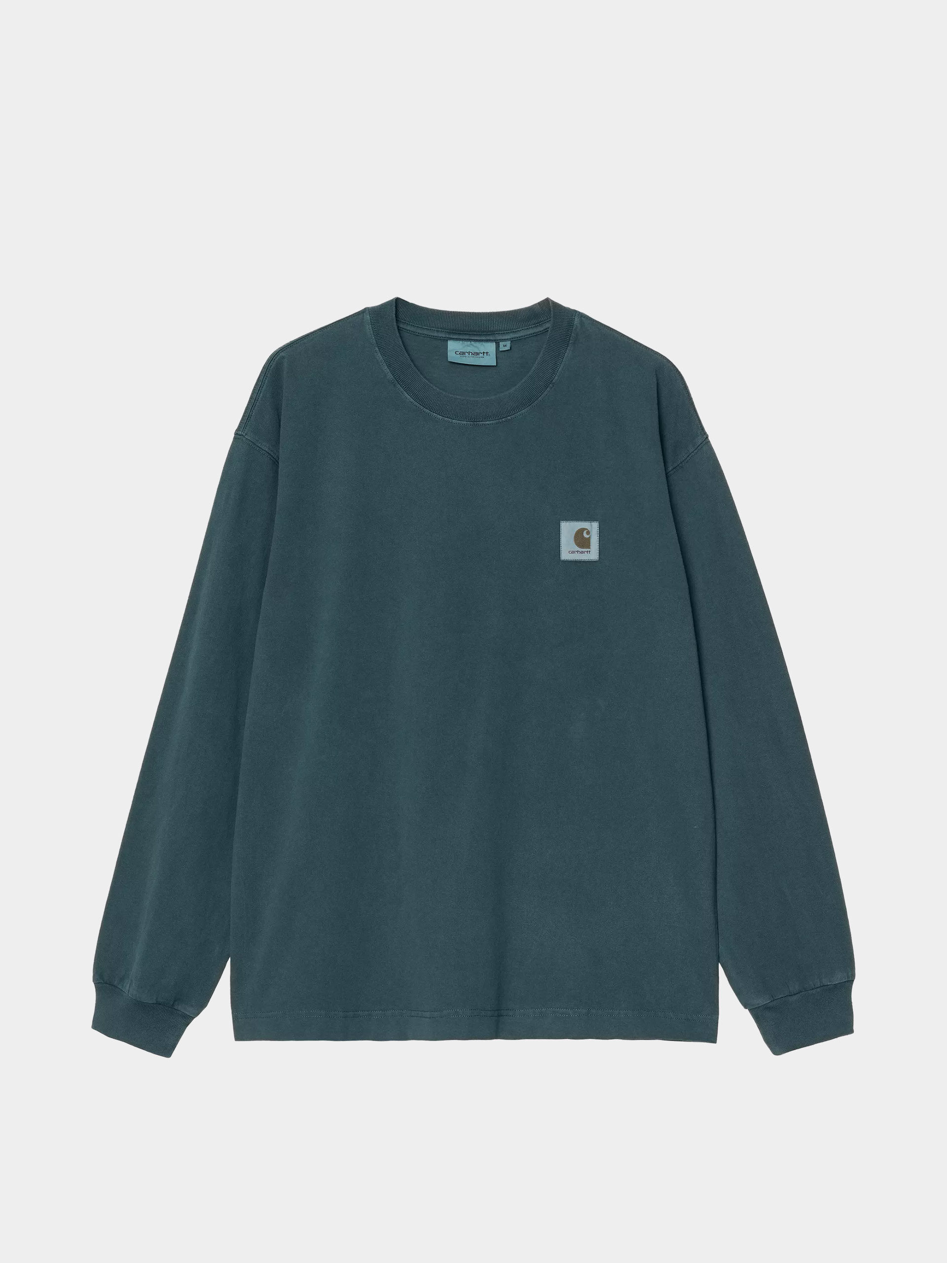 Лонгслів Carhartt WIP Vista (deep lagoon/garment dyed)