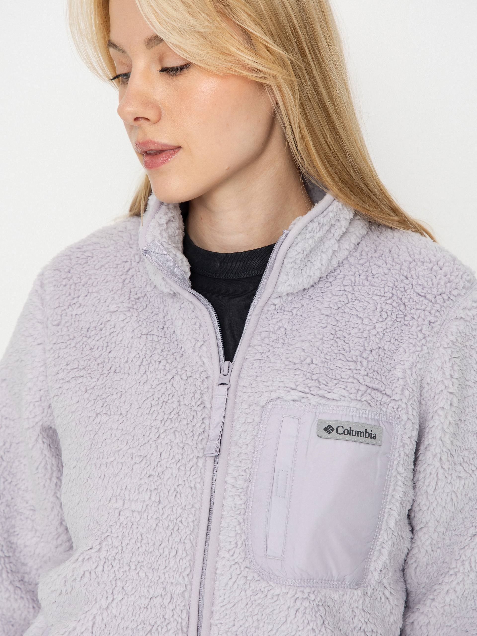 Жіночий Флісовий светр Columbia West Bend Full Zip II (lavender pearl)