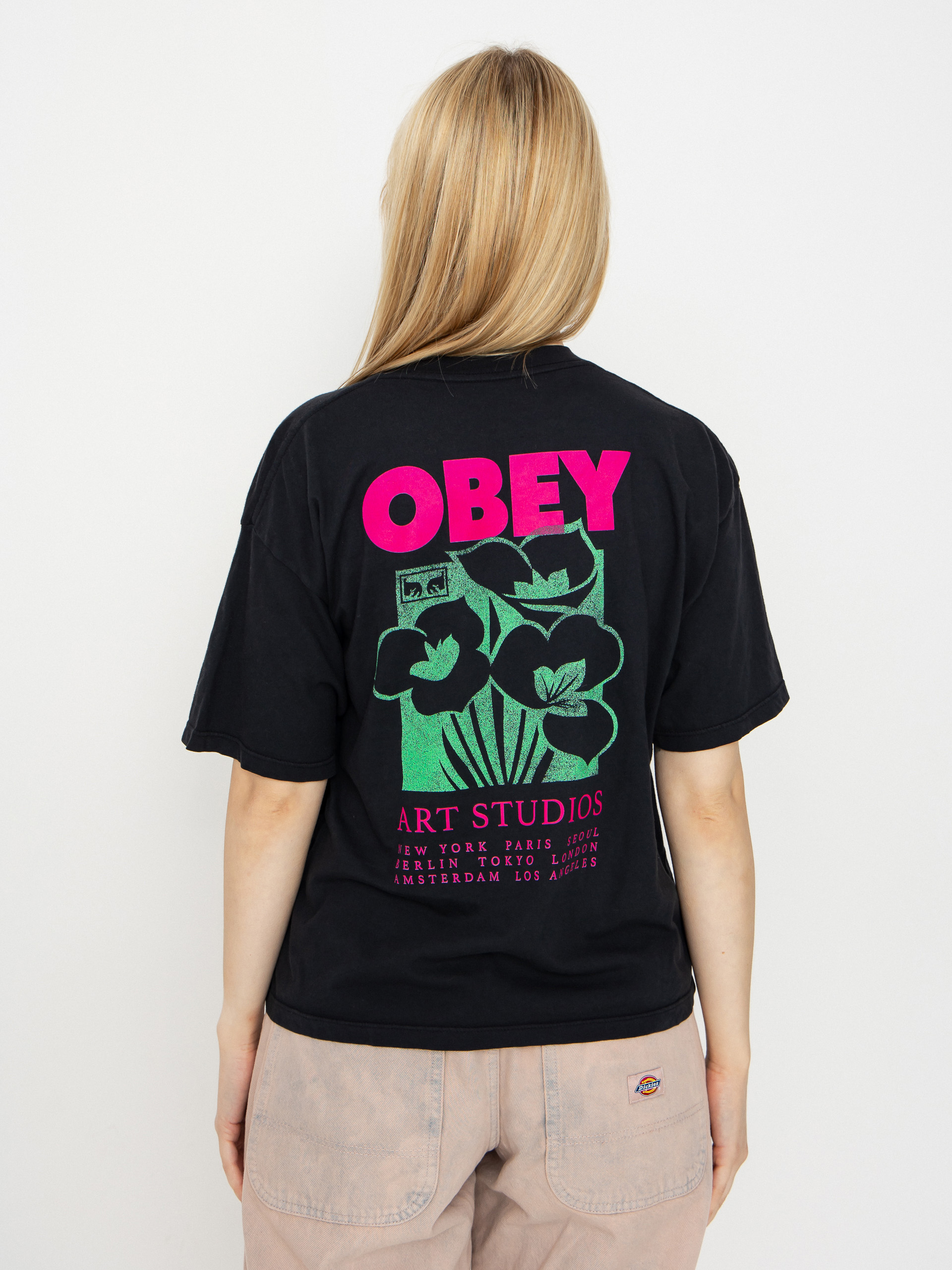 Футболка OBEY Obey Art Studio Flowers Wmn