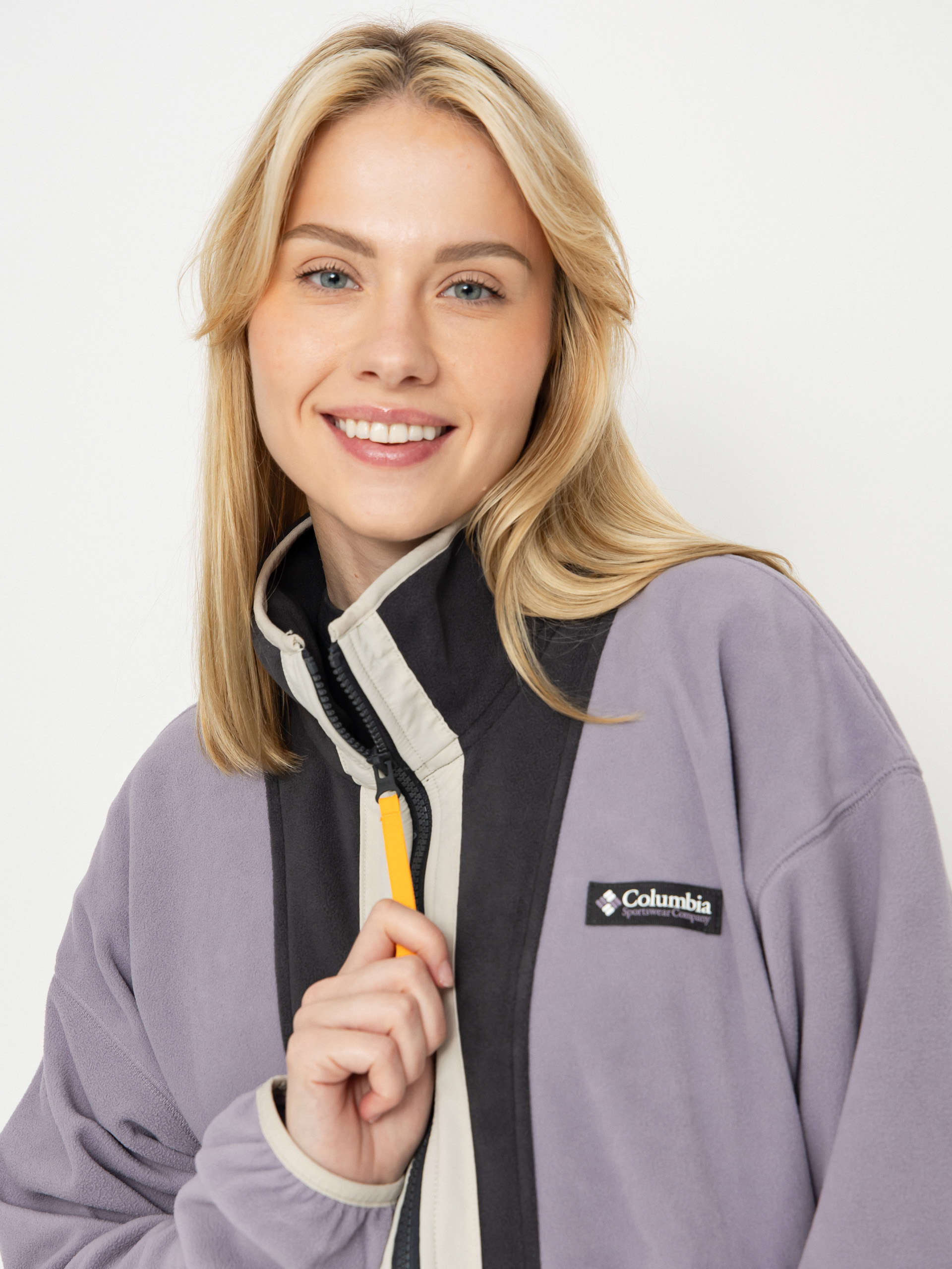 Жіночий Флісовий светр Columbia Backbowl II Full Zip (shale purple/shark/dark stone)