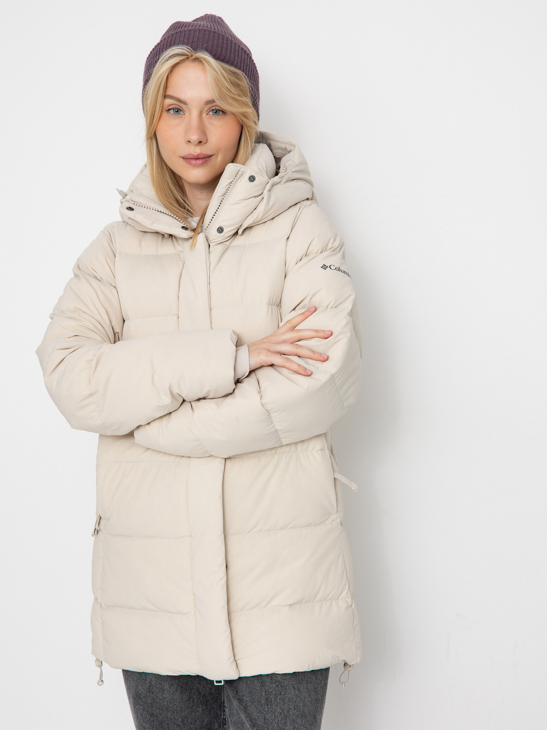 Куртка Columbia Amaze Puff Mid Hooded Wmn (dark stone)