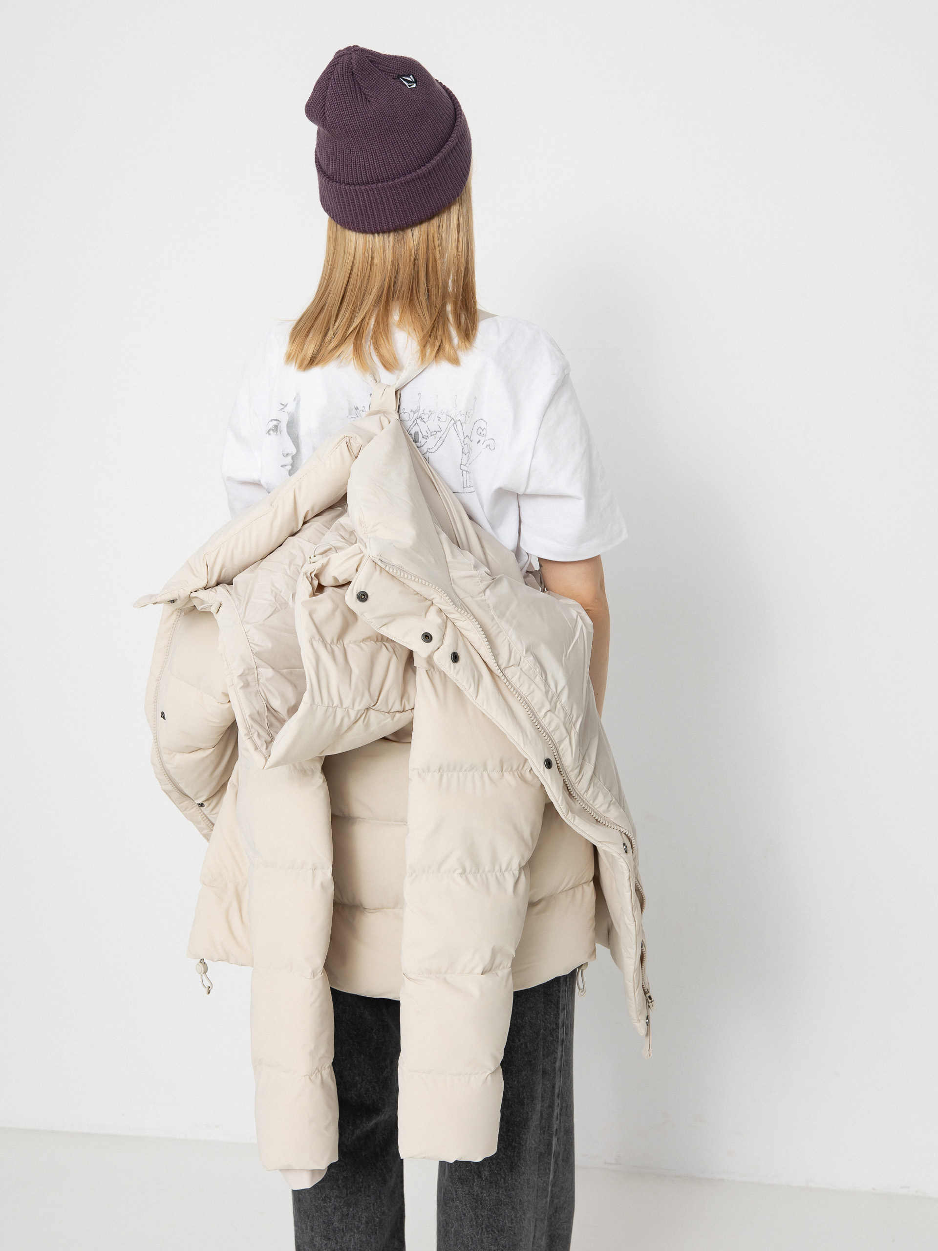 Куртка Columbia Amaze Puff Mid Hooded Wmn (dark stone)