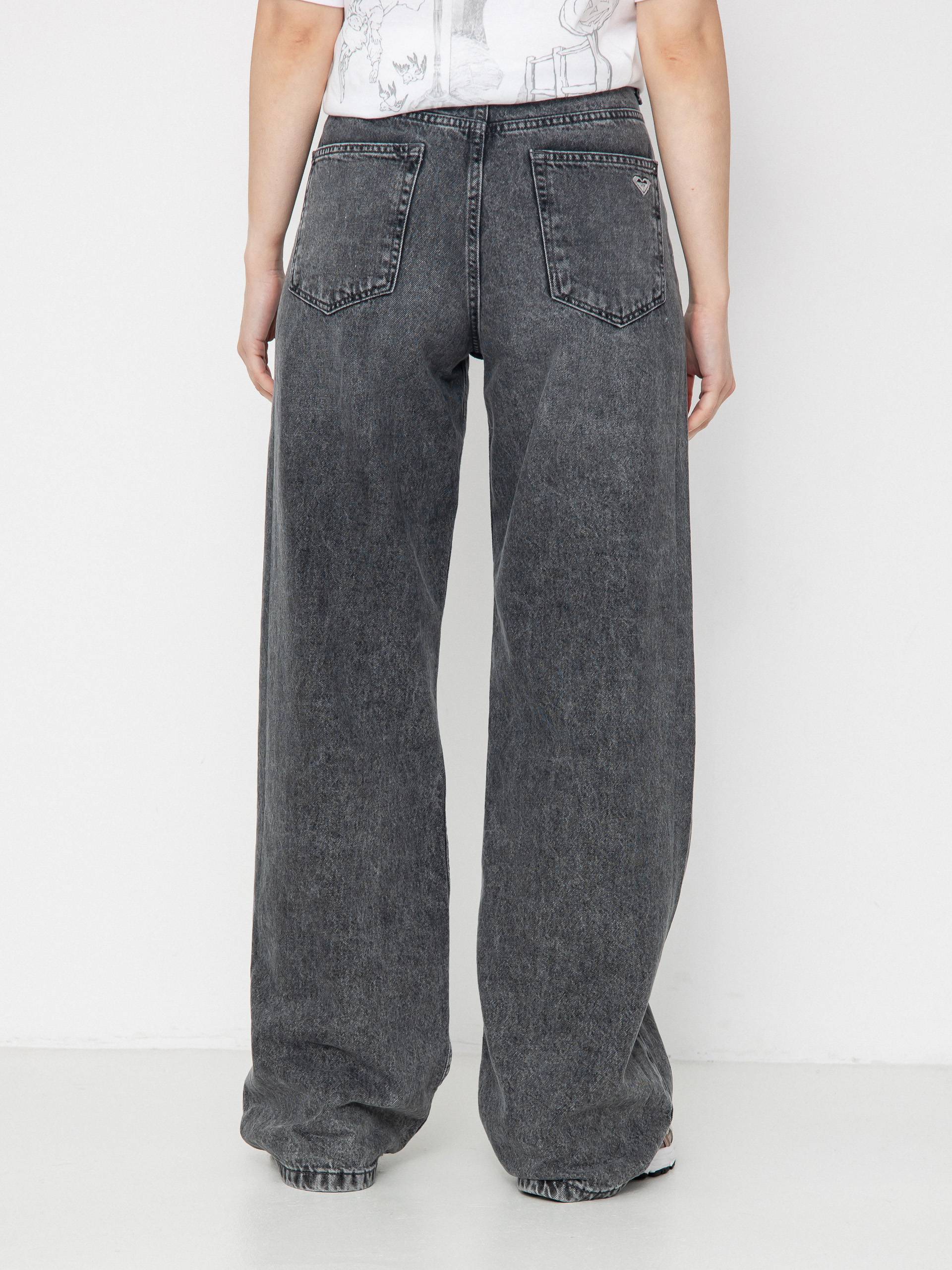 Штани Roxy Milla Wide Leg Regular Mid Gr Wmn (mid grey)