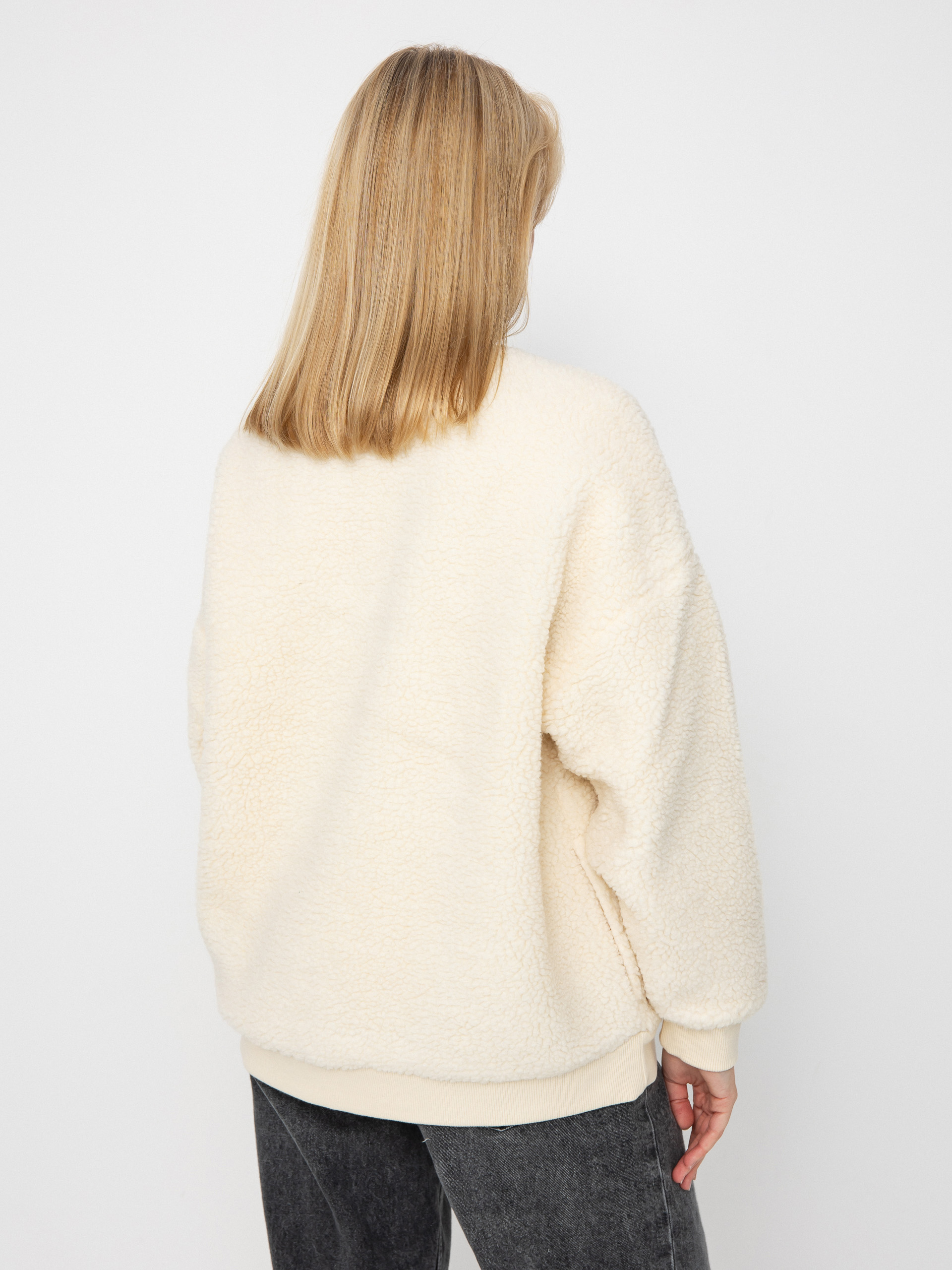 Жіночий Флісовий светр Quiksilver Barranco Crew (snow white)