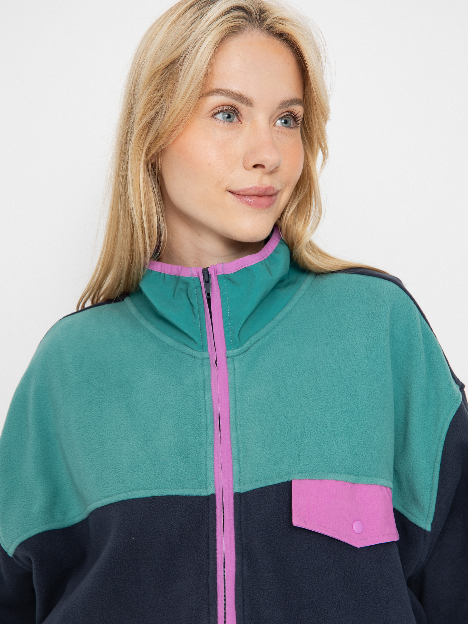 Жіночий Флісовий светр Quiksilver Kedai FZ (india ink)