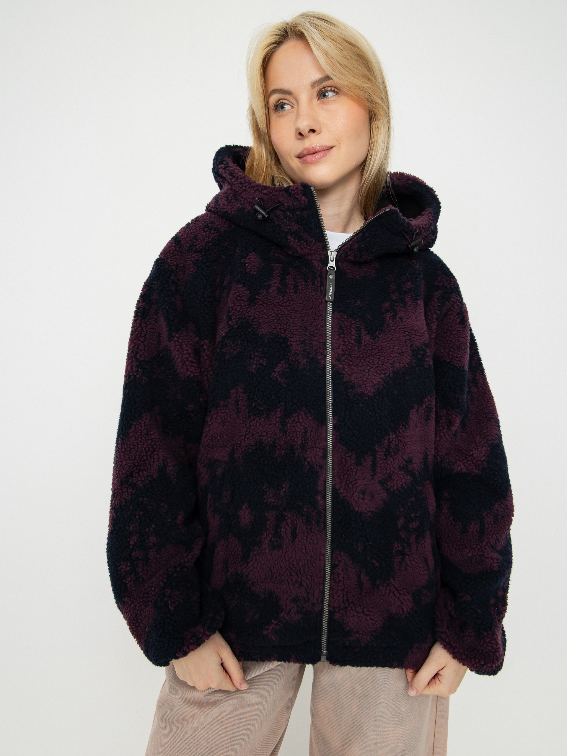 Куртка Iriedaily Pat Teddy Wmn (navy red)
