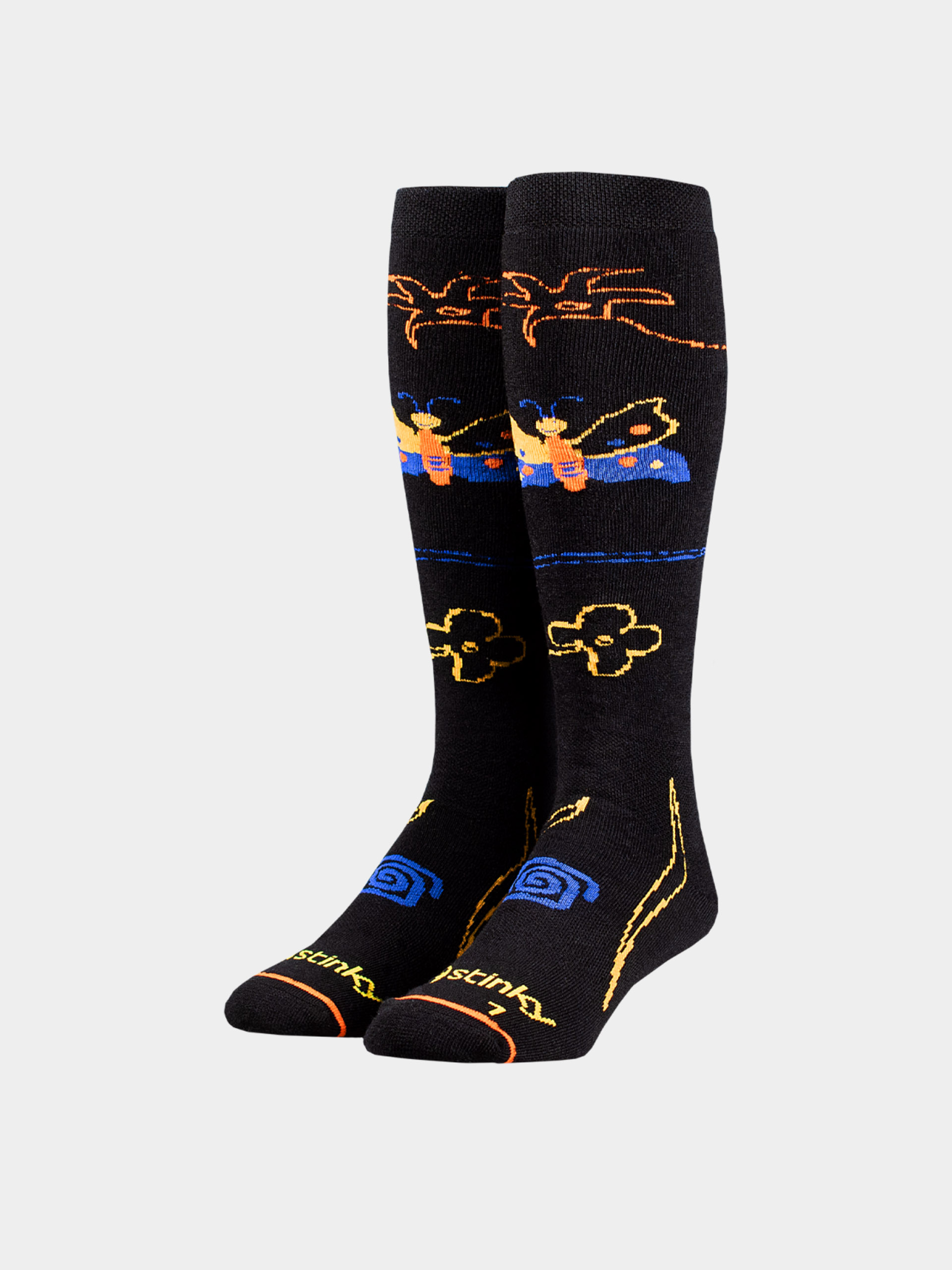 Шкарпетки Stinky Socks Dark Existance (black)