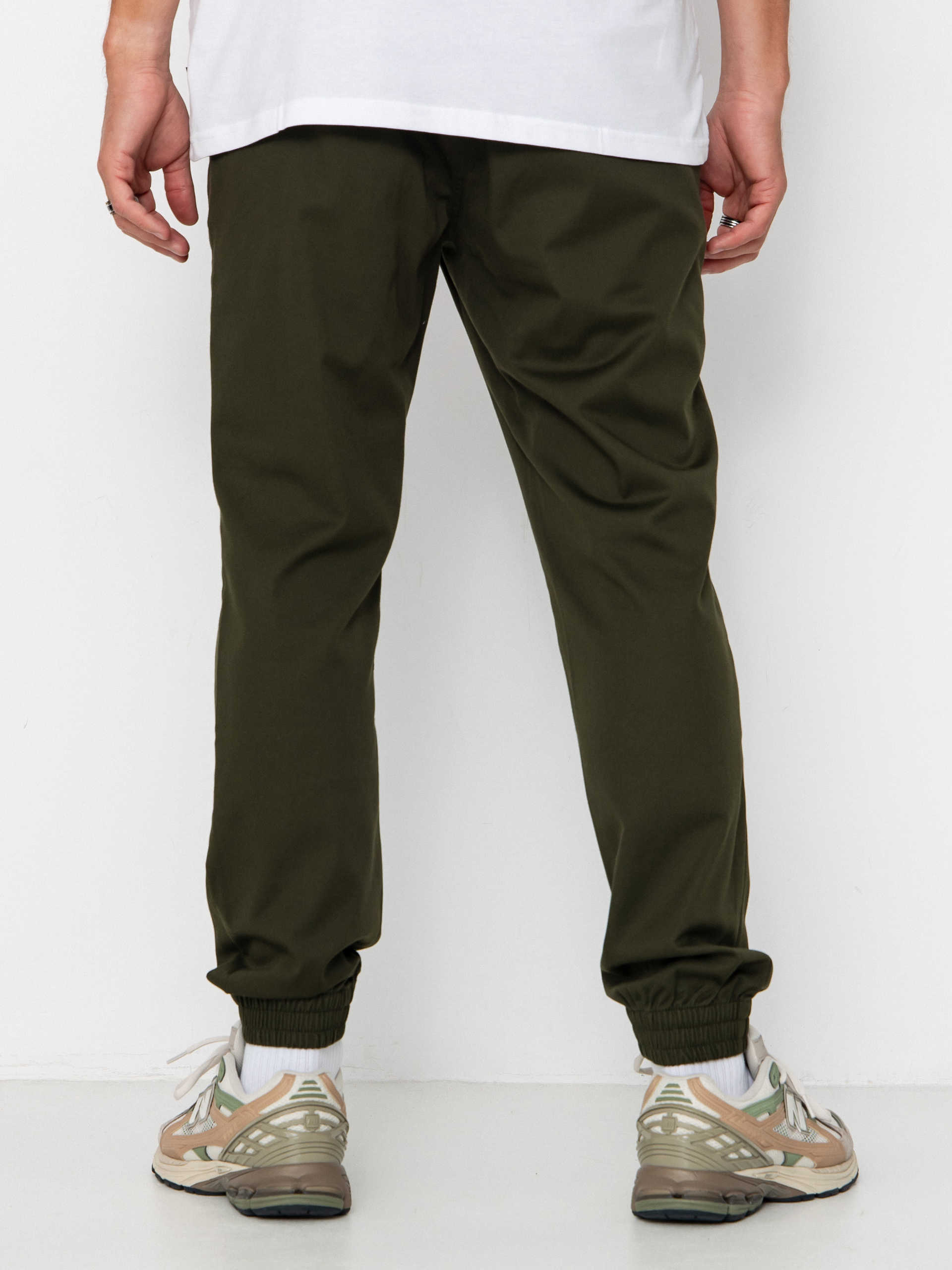 Штани Volcom Frickin Slim Jogger (dark green)