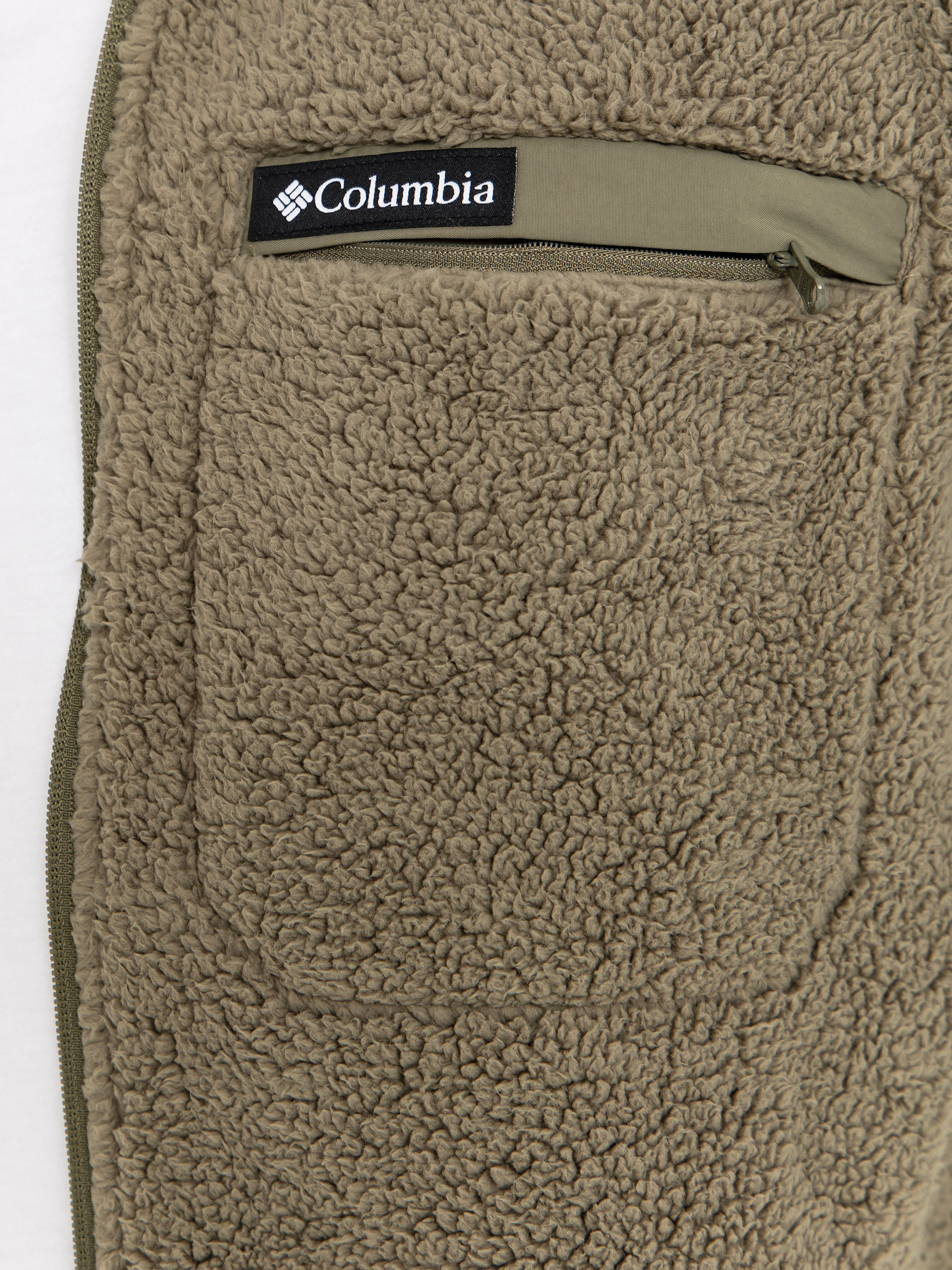 Чоловічий Флісовий светр Columbia Rugged Ridge High Pile Full Zip (stone green)