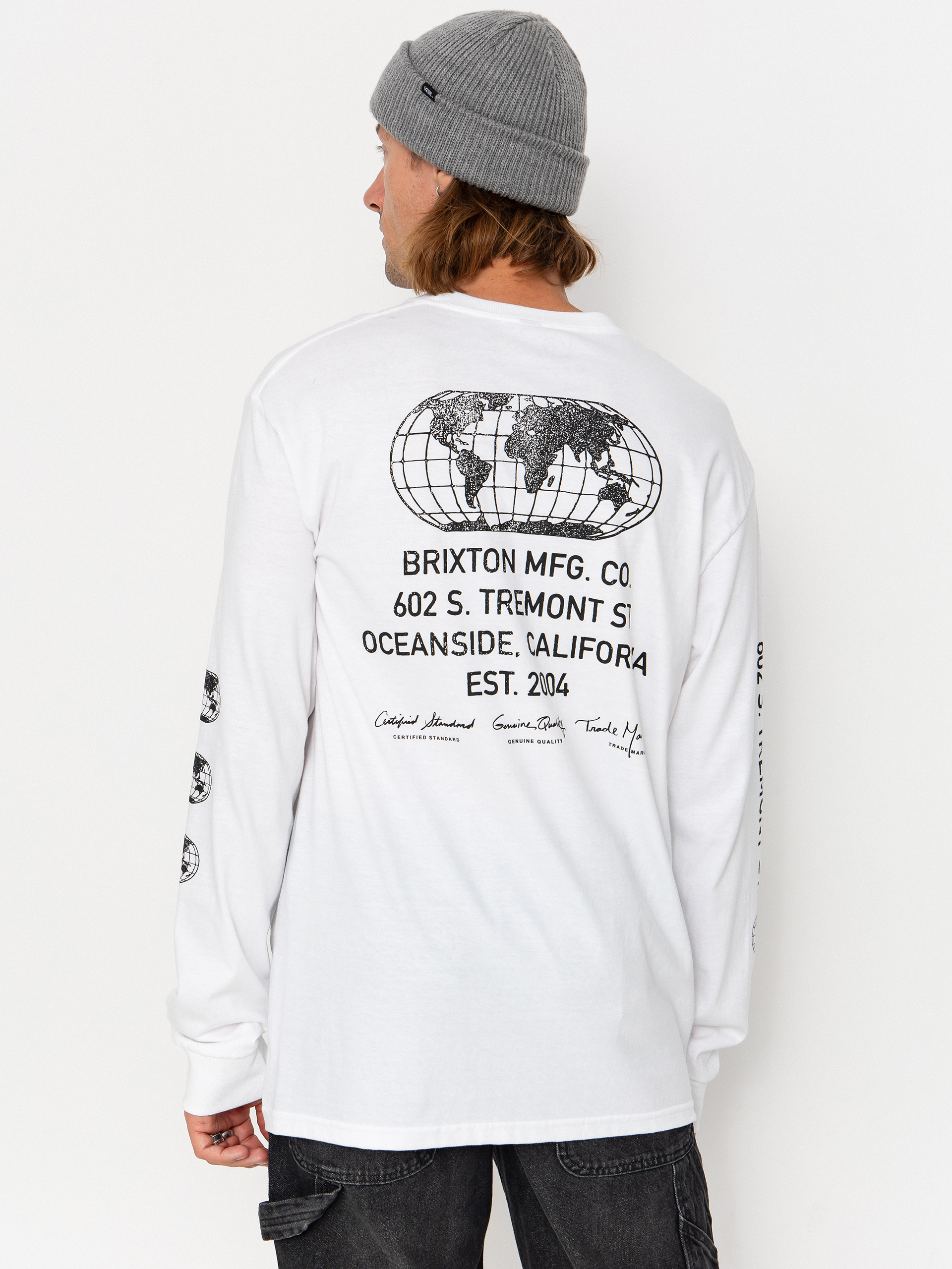 Лонгслів Brixton Union Std (white)