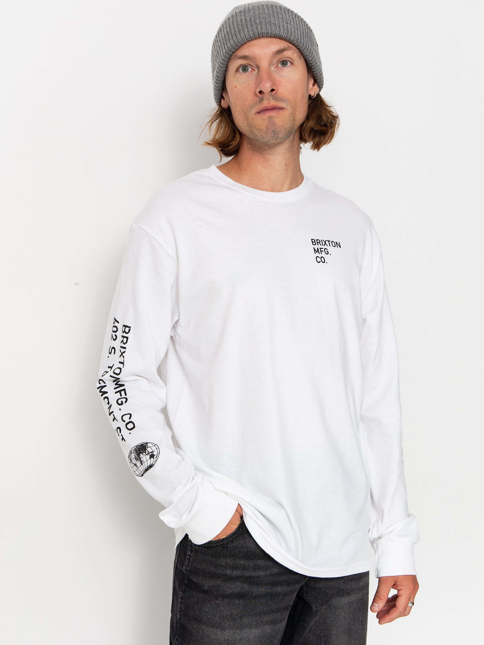 Лонгслів Brixton Union Std (white)