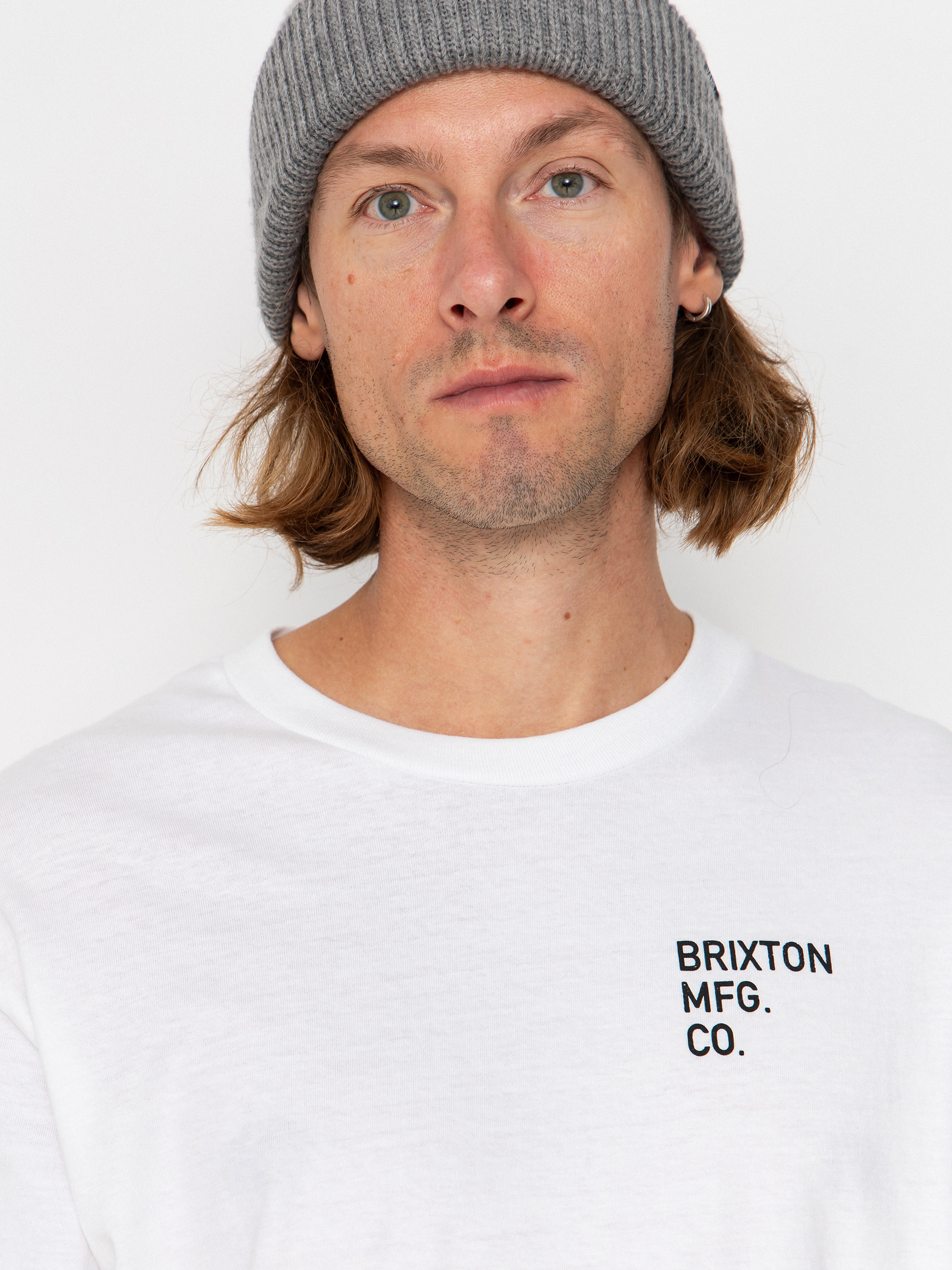 Лонгслів Brixton Union Std (white)