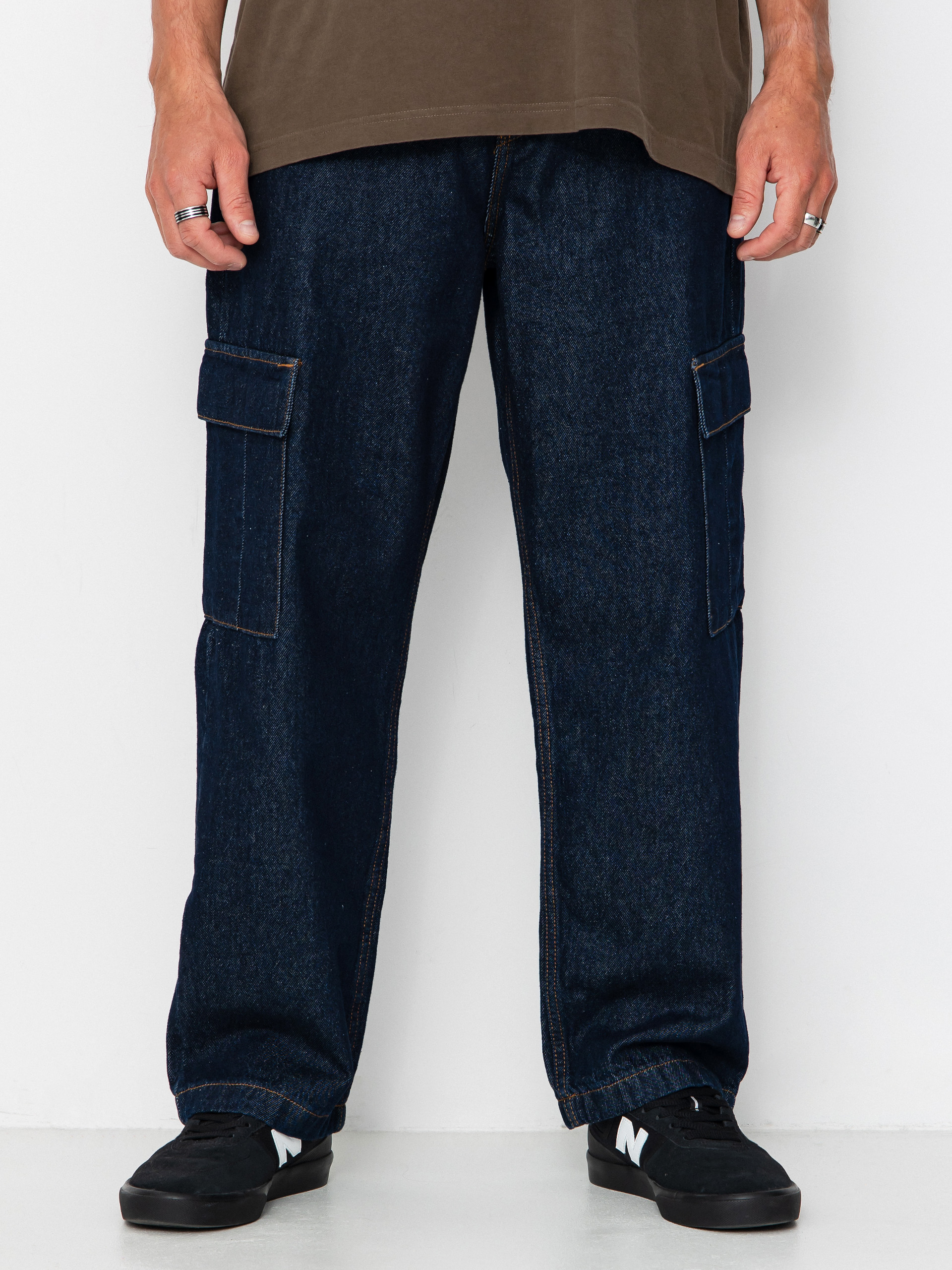 Штани DC Worker Baggy Denim Cargo (dark denim)