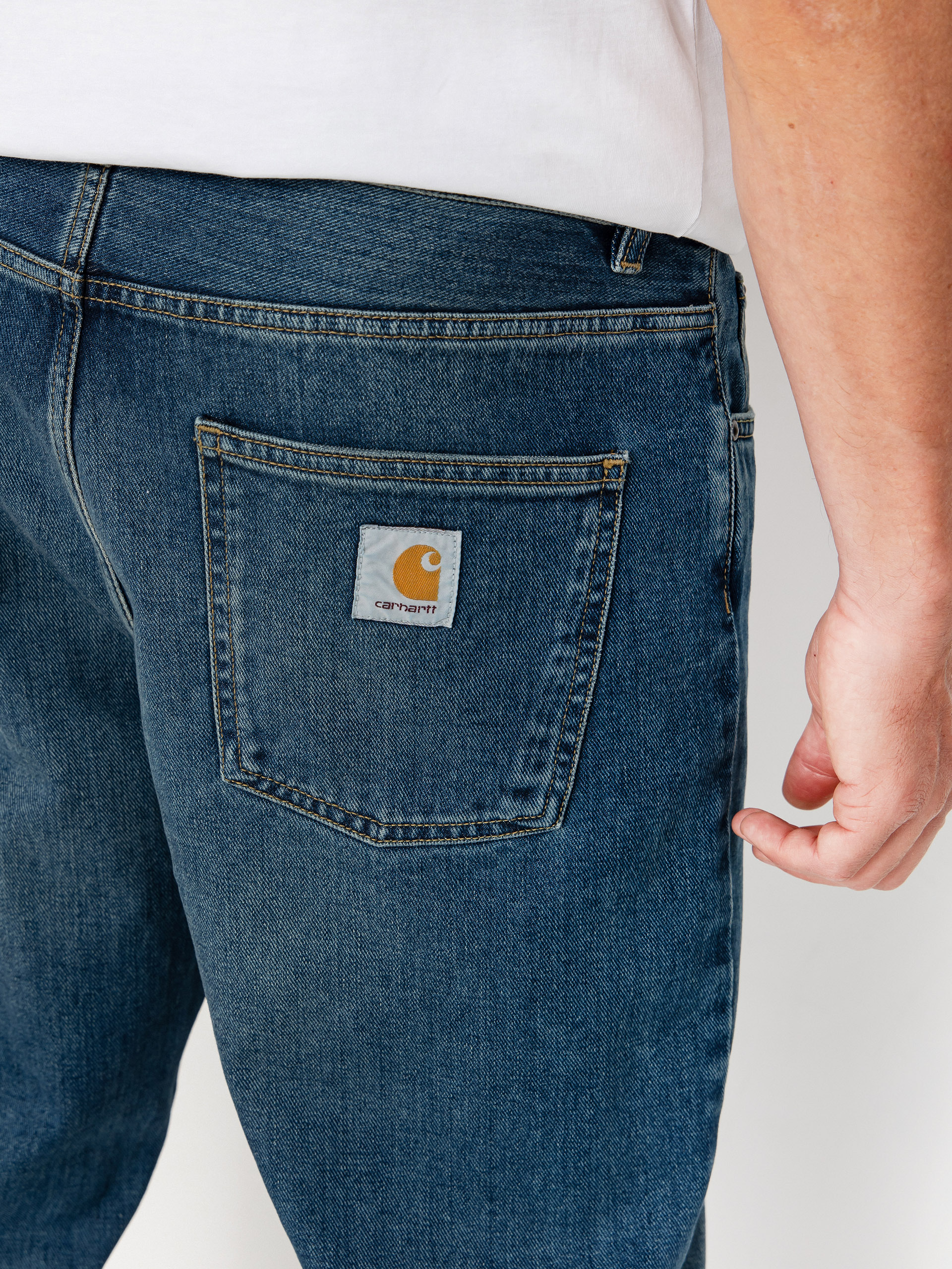 Штани Carhartt WIP Newel (blue/dark used wash)