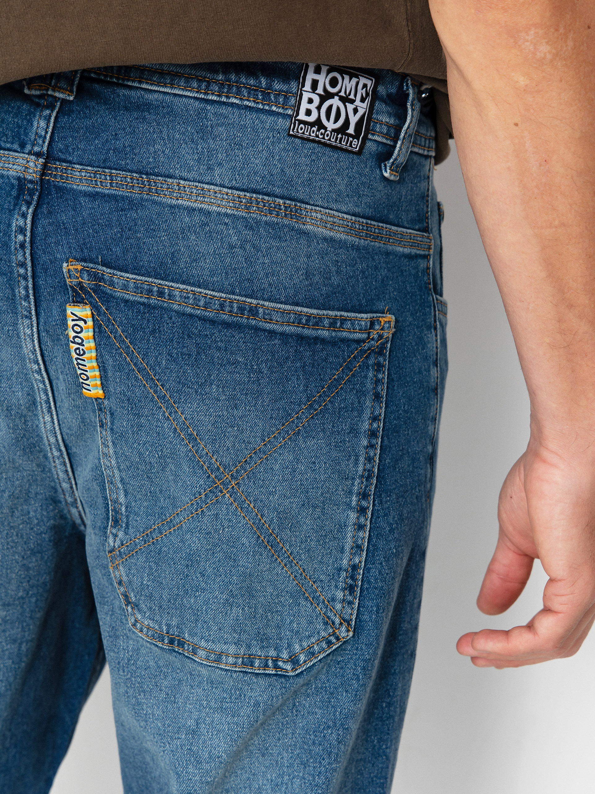 Штани Homeboy X Tra Baggy Wiskers Denim (vintage blue)