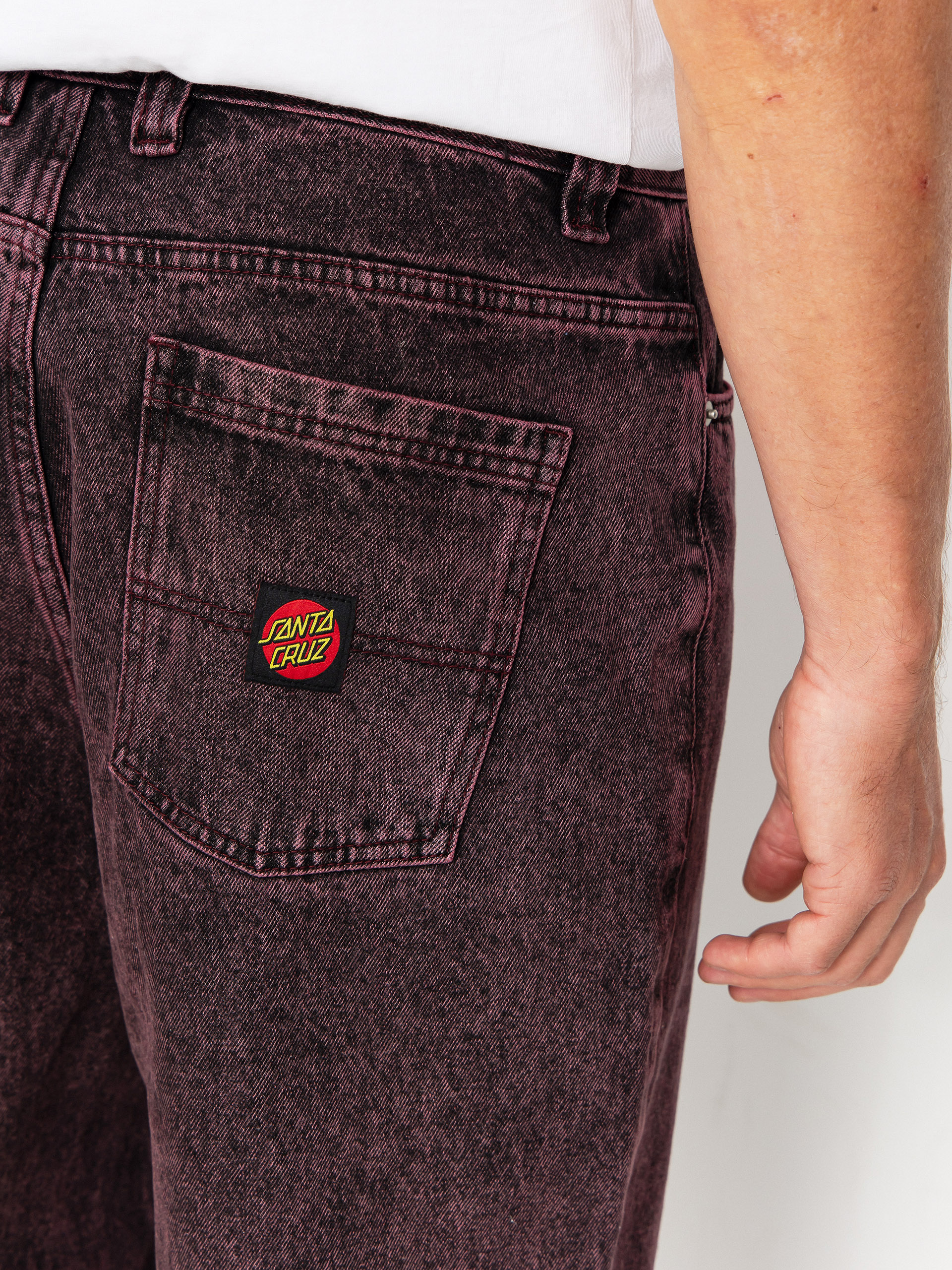Штани Santa Cruz Big (dark cherry)