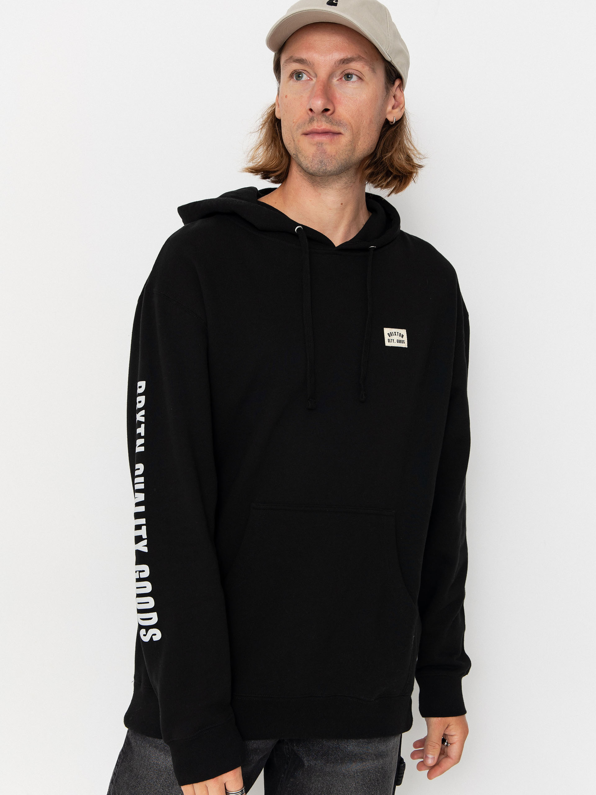 Худі Brixton Woodburn Label HD (black)