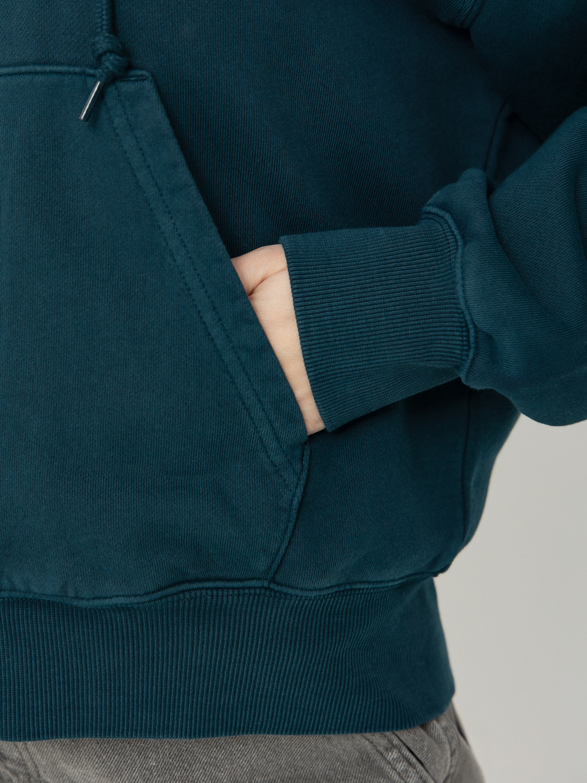 Худі Carhartt WIP Nelson ZHD Wmn (deep lagoon/garment dyed)