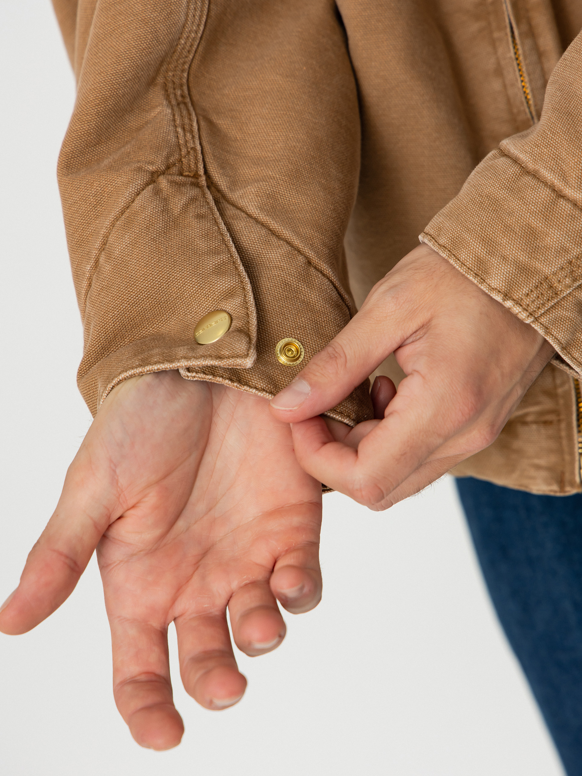 Куртка Carhartt WIP OG Detroit (hamilton brown/tobacco/stone canvas)