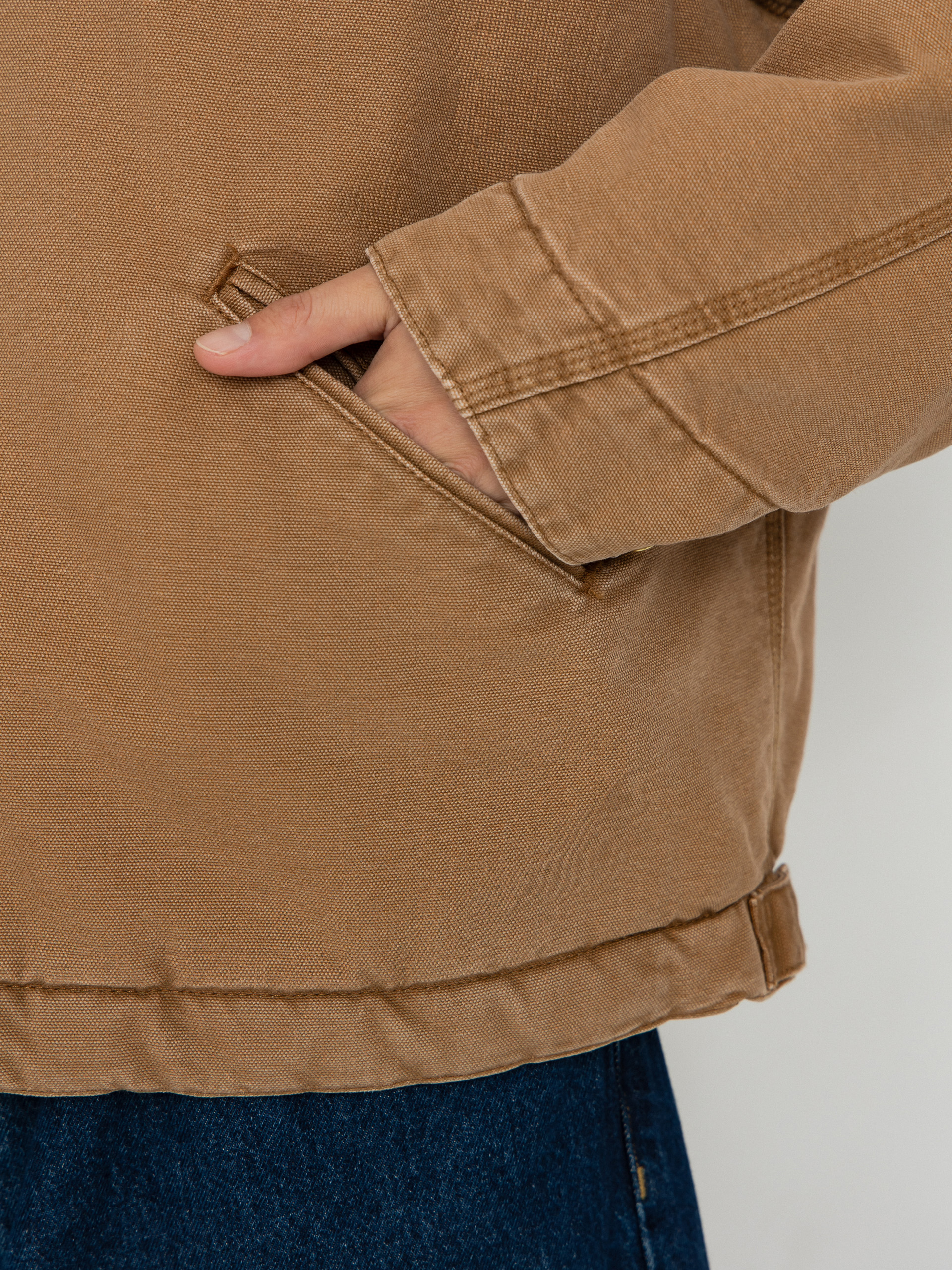 Куртка Carhartt WIP OG Detroit (hamilton brown/tobacco/stone canvas)