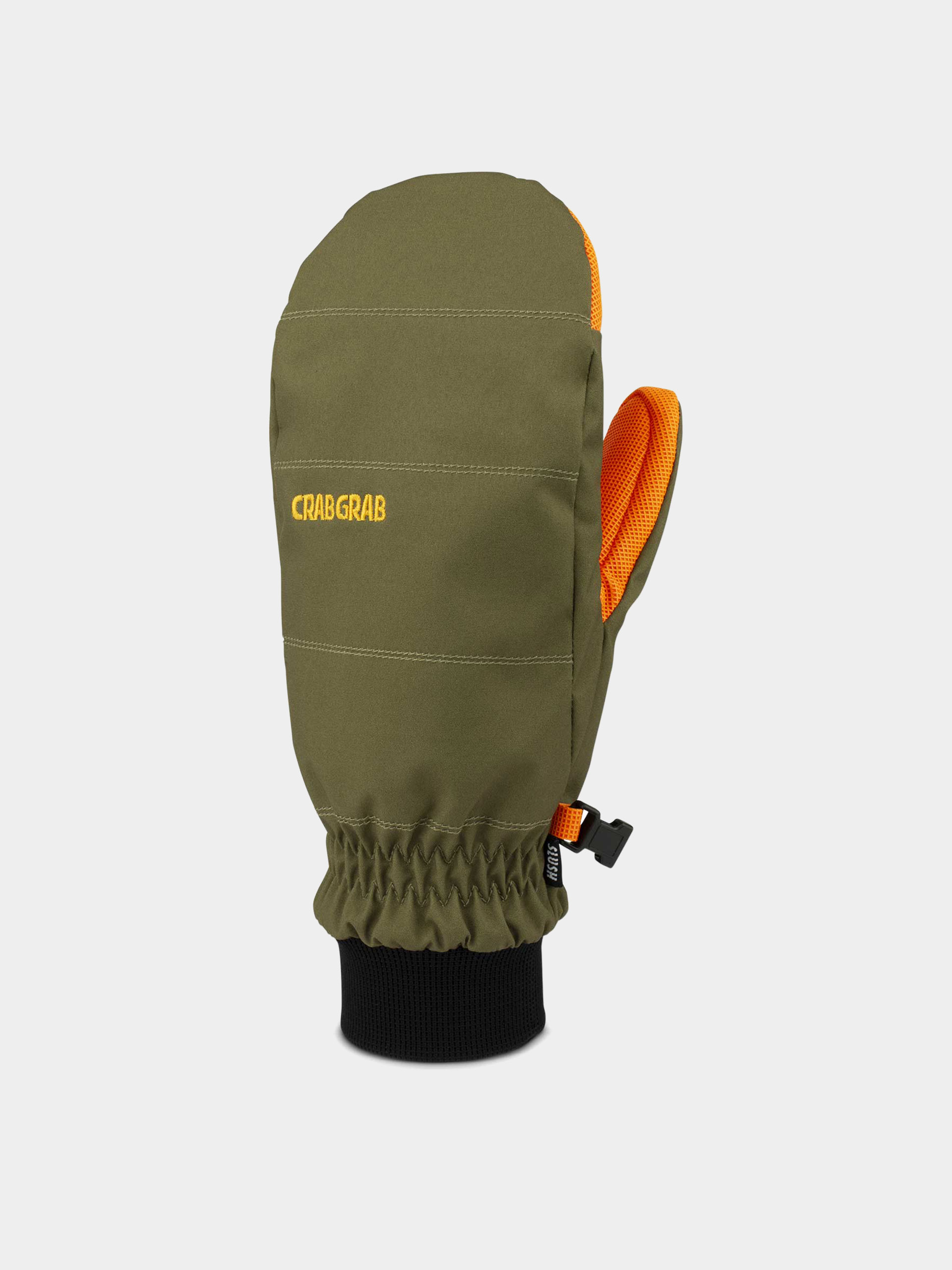 u0420u0443u043au0430u0432u0438u0446u0456 Crab Grab Slush Mitt (olive and orange)