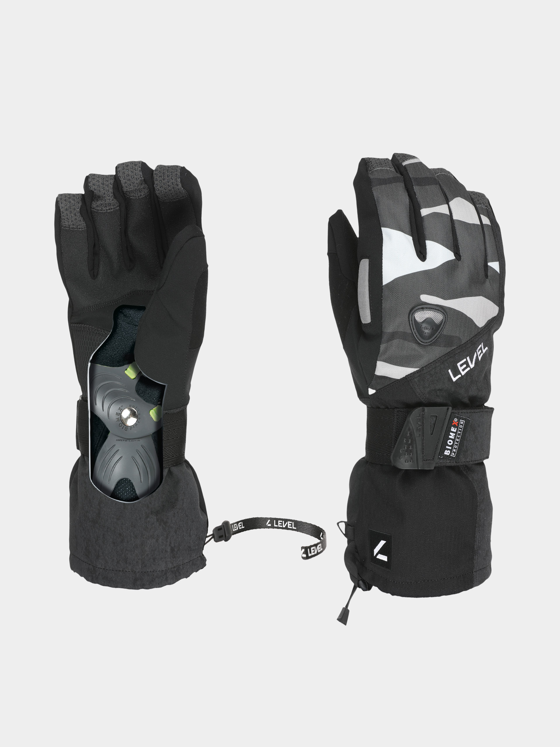 Рукавиці Level Fly (anthracite white)