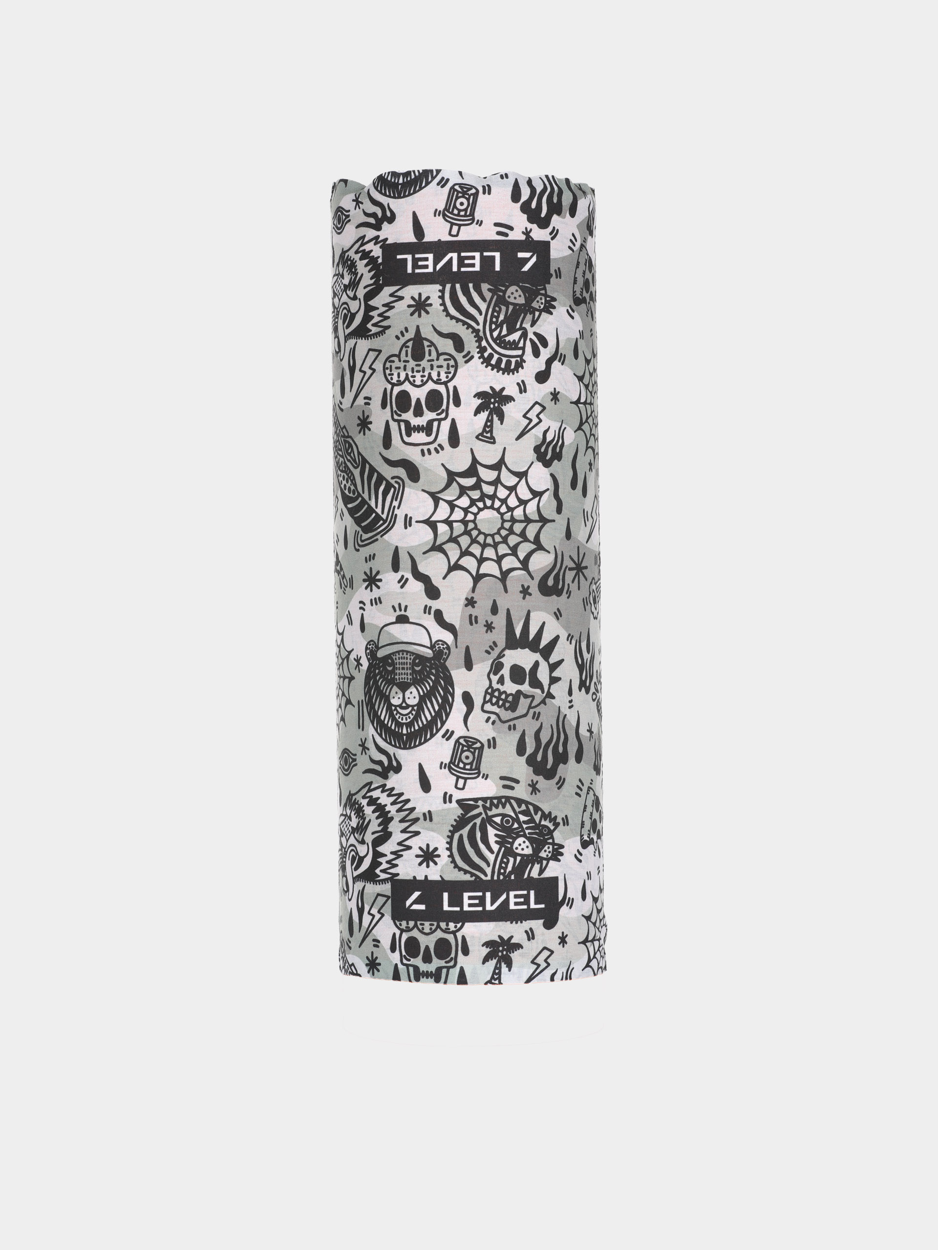 Балаклава/Баф Level Multy Simple (black white)