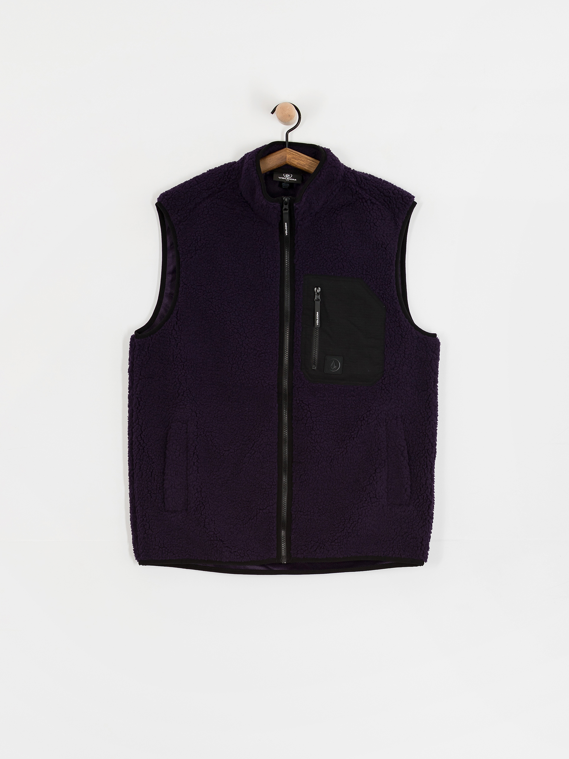 Безрукавка Volcom Muzzer Fuzzar (dark purple)