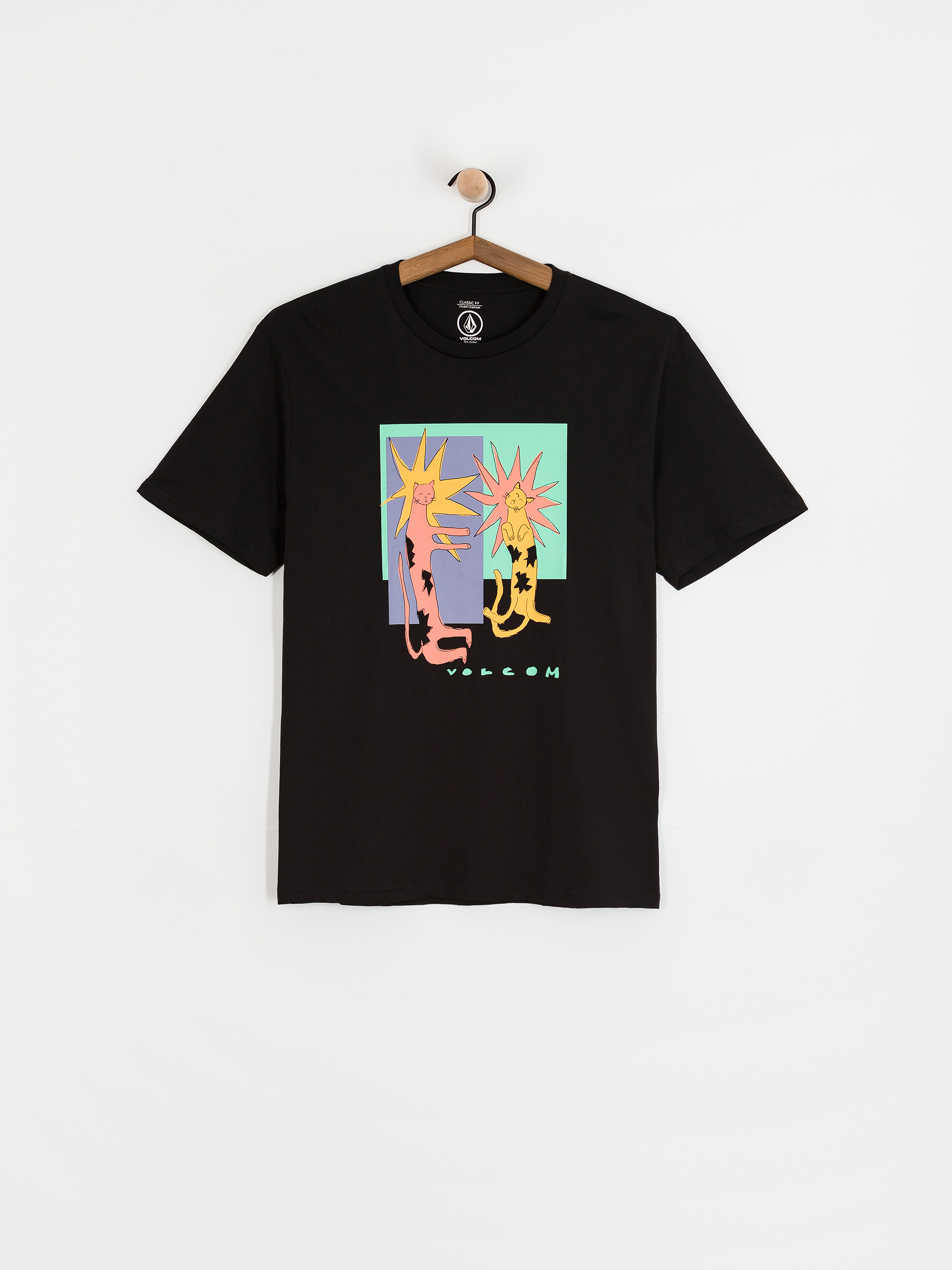 Футболка Volcom Longo Cats Bsc (black)