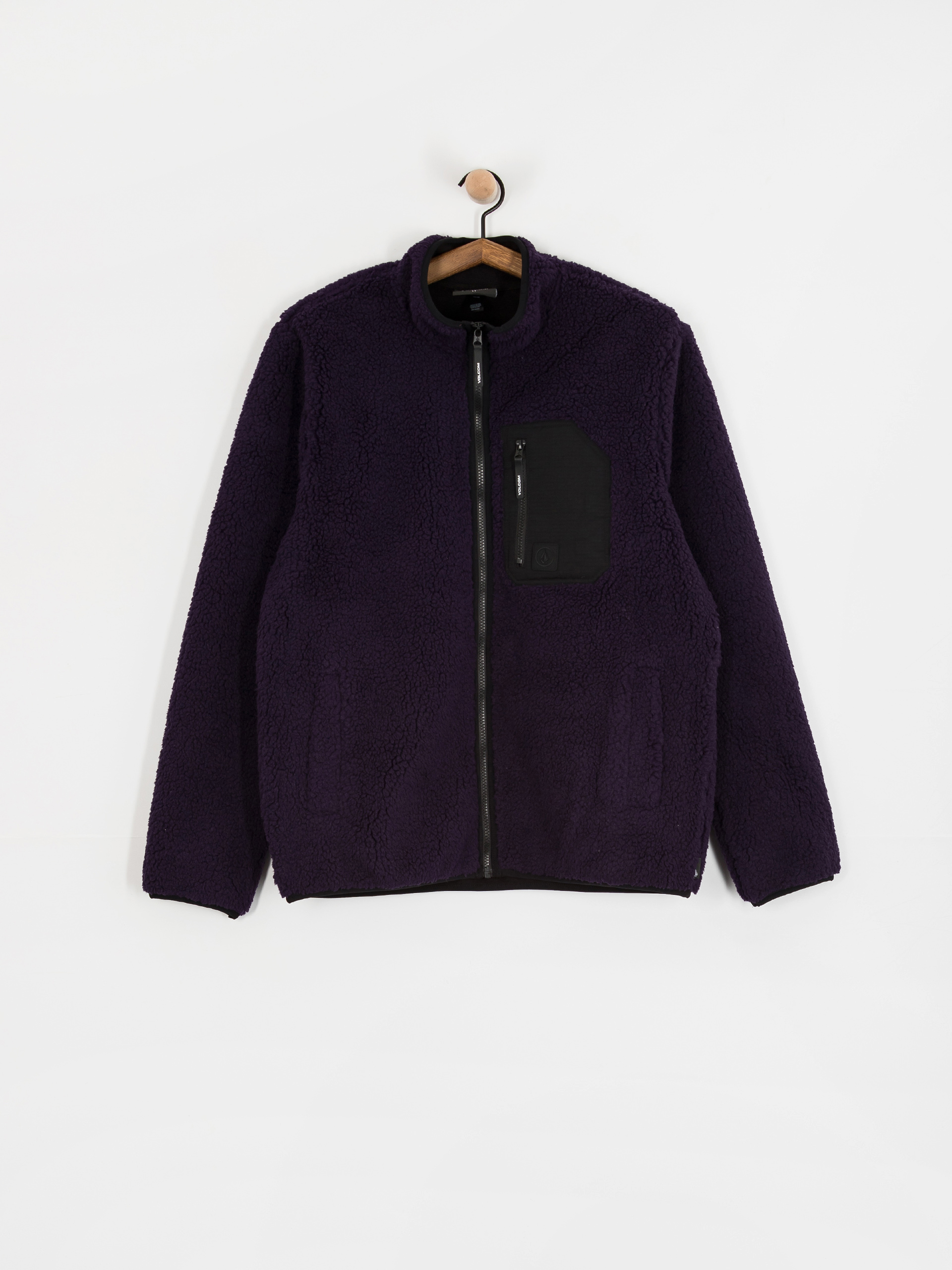 Флісовий светр Volcom Muzzer Fuzzar (dark purple)